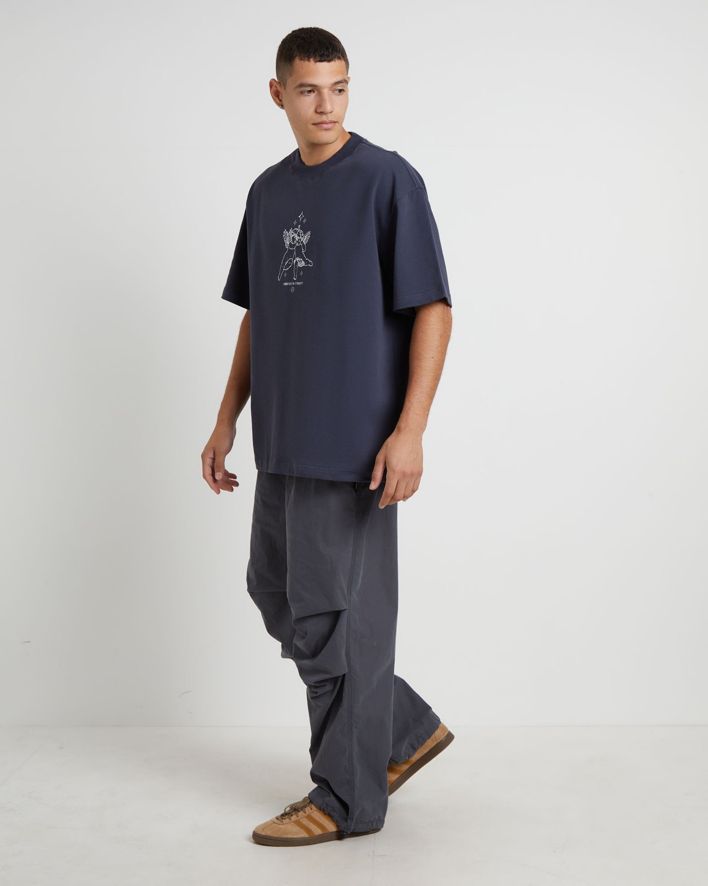 Cherub Short Sleeve T-Shirt in Ink