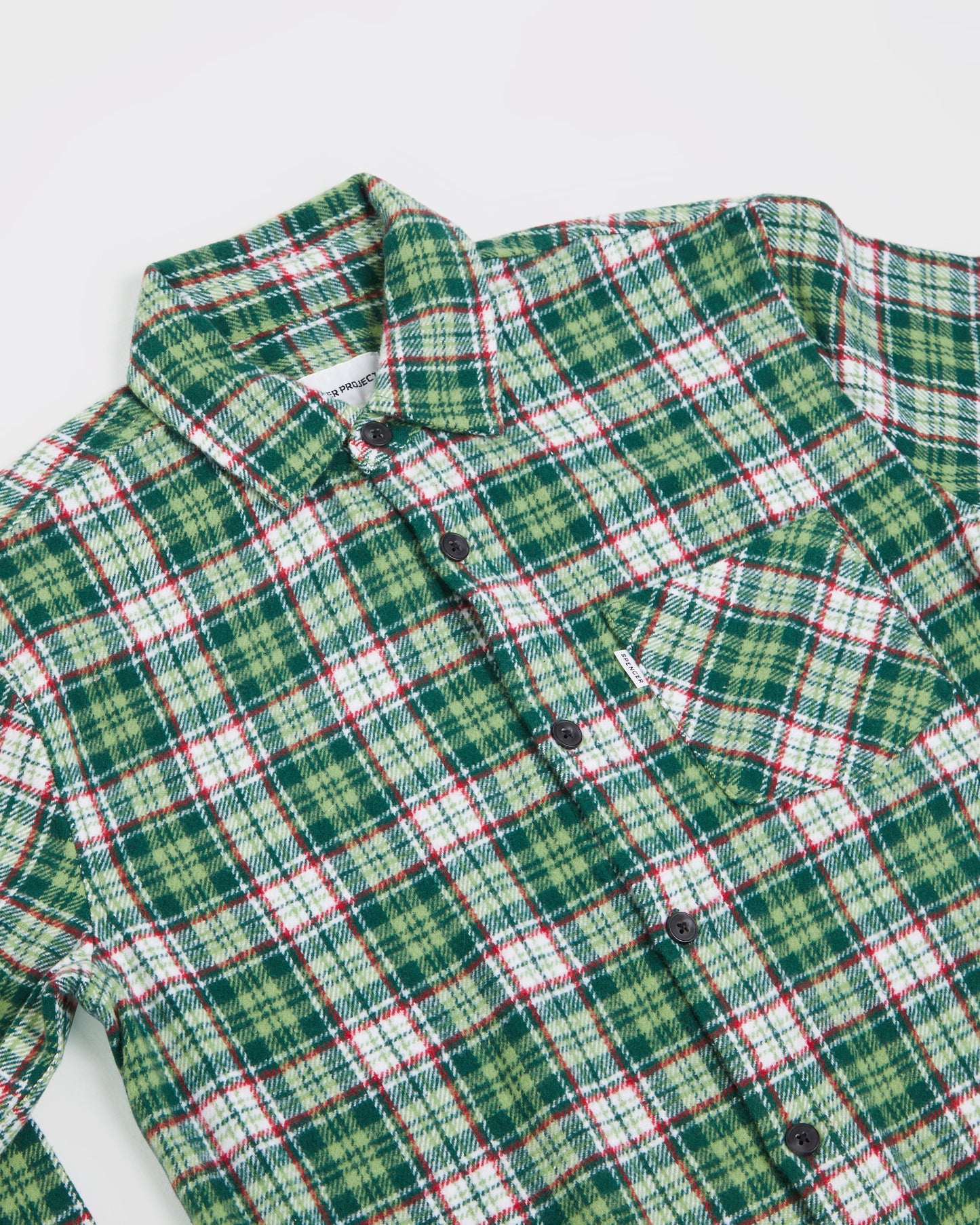 Teen Boys Portland Long Sleeve Flanno in Teal