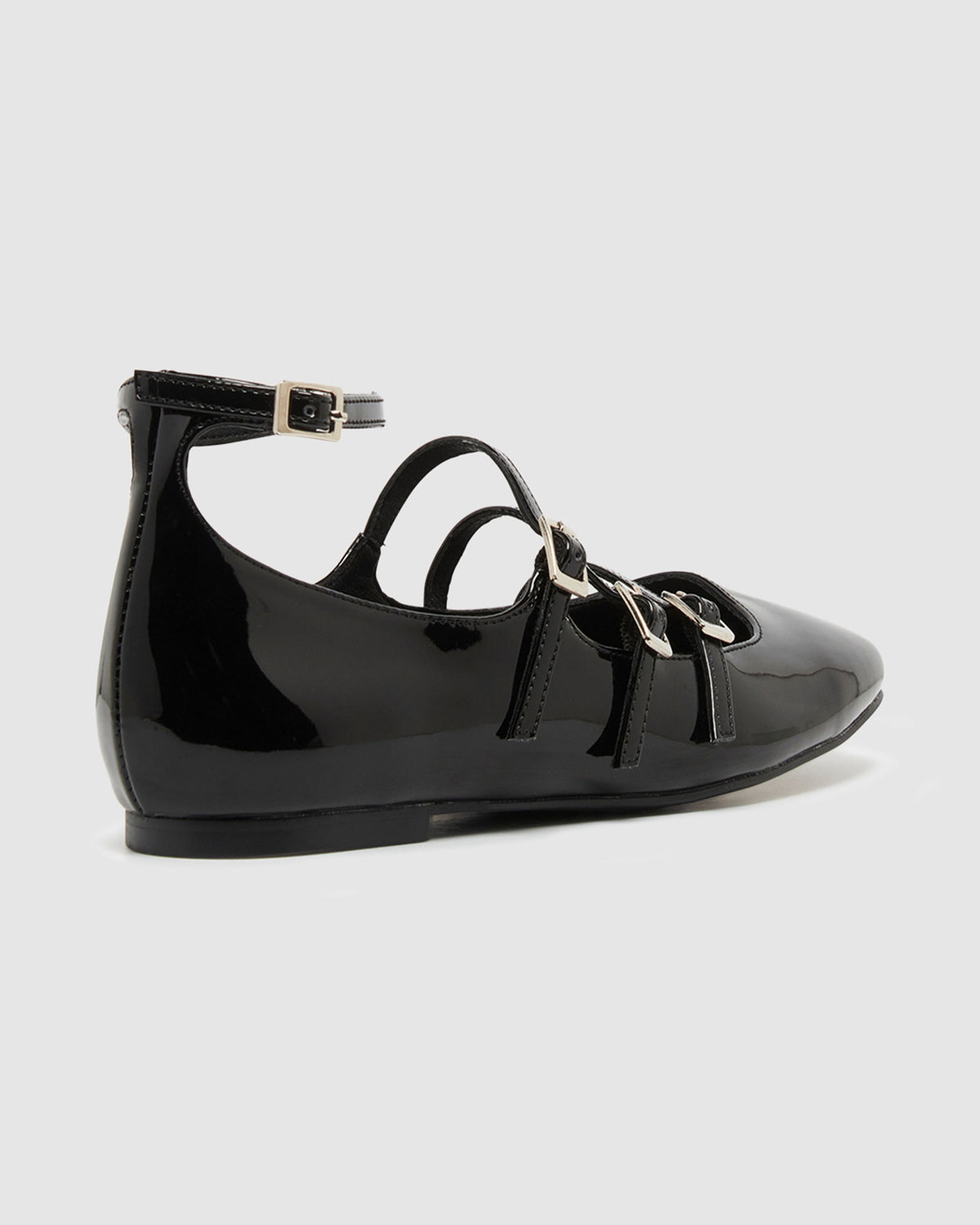 Odile Sandals in Black BLACK PATENT