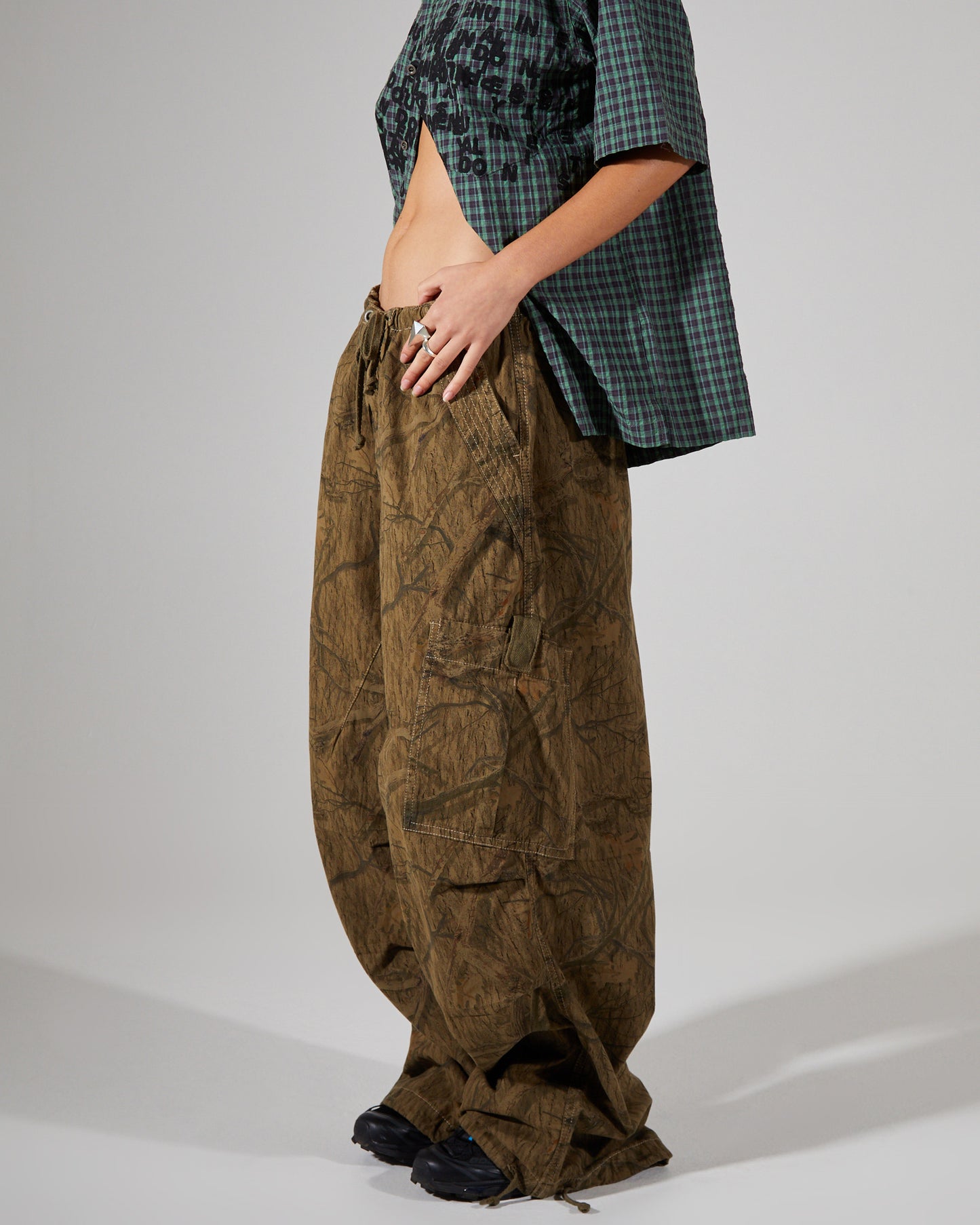 Parachute Pants Forest Camo