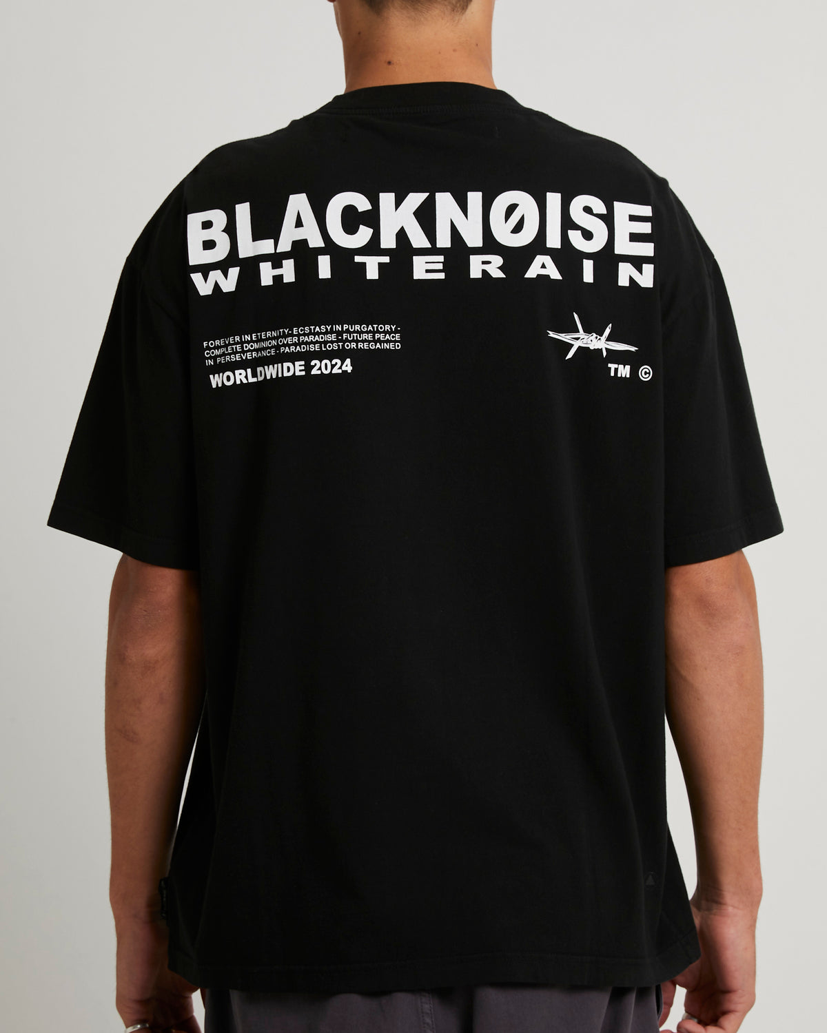 Nigh Short Sleeve T-Shirt WASHED BLACK