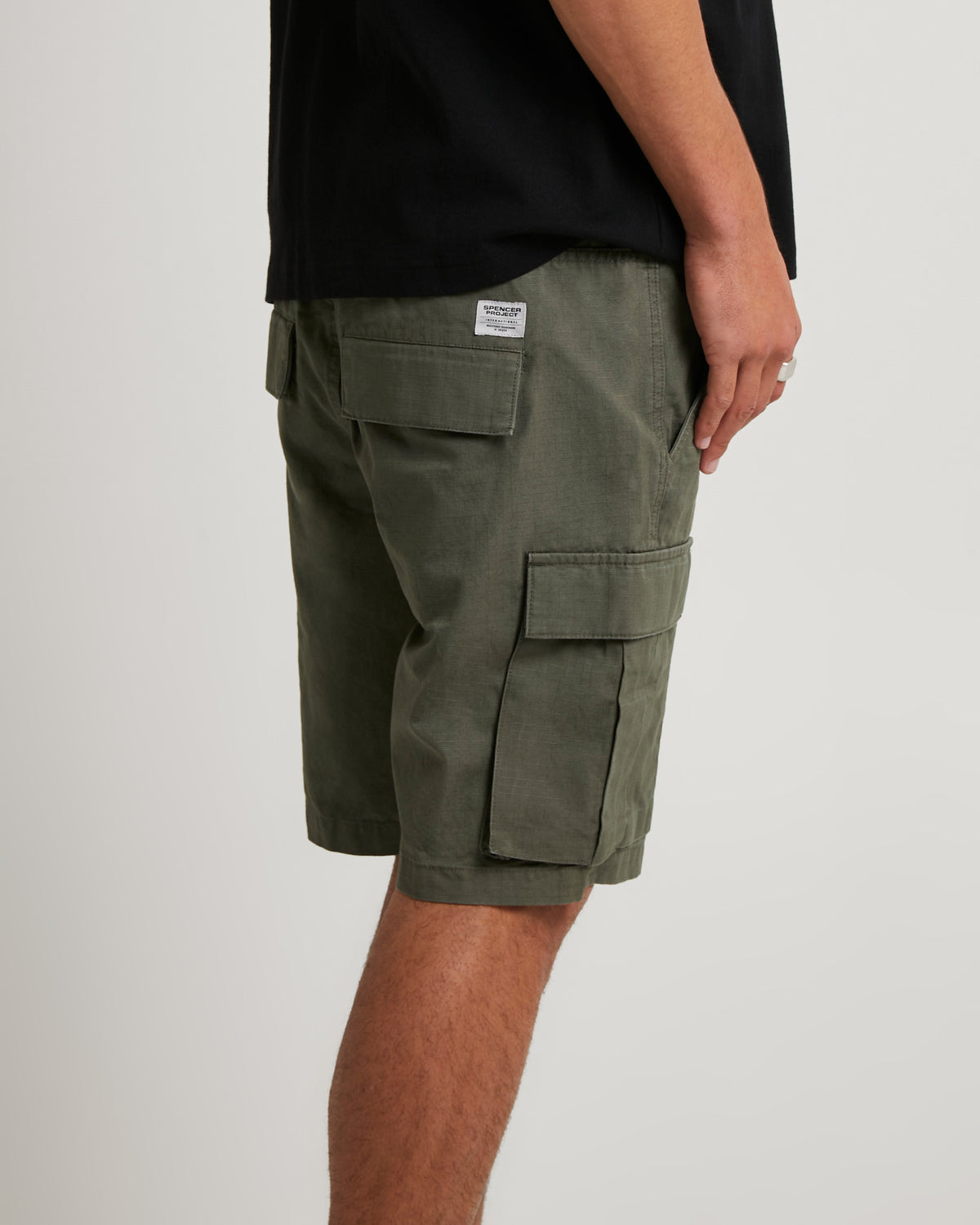 Surplus Cargo Denim Shorts ARMY