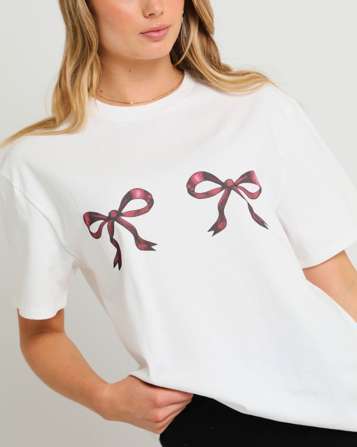 Femme Bow Oversized T-Shirt