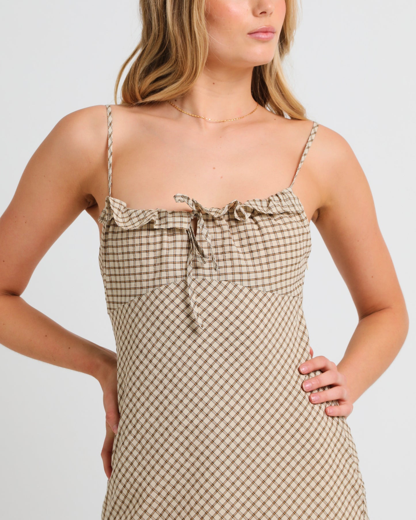 Birby Check Mini Dress