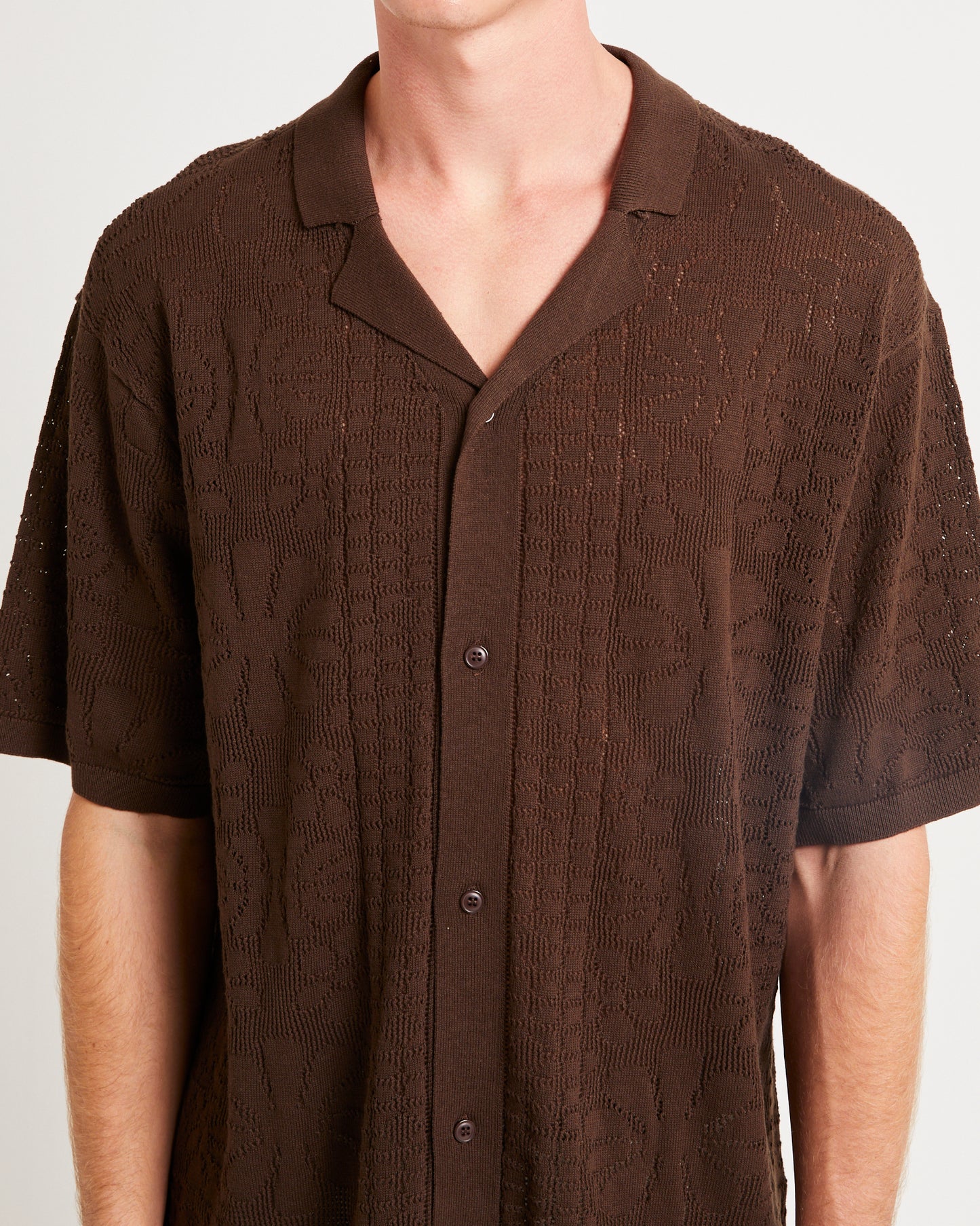 Bronson Knitted Short Sleeve Resort Shirt