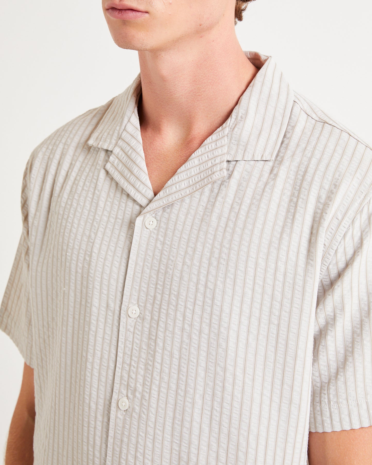 Ashton Seersucker Short Sleeve Resort Shirt