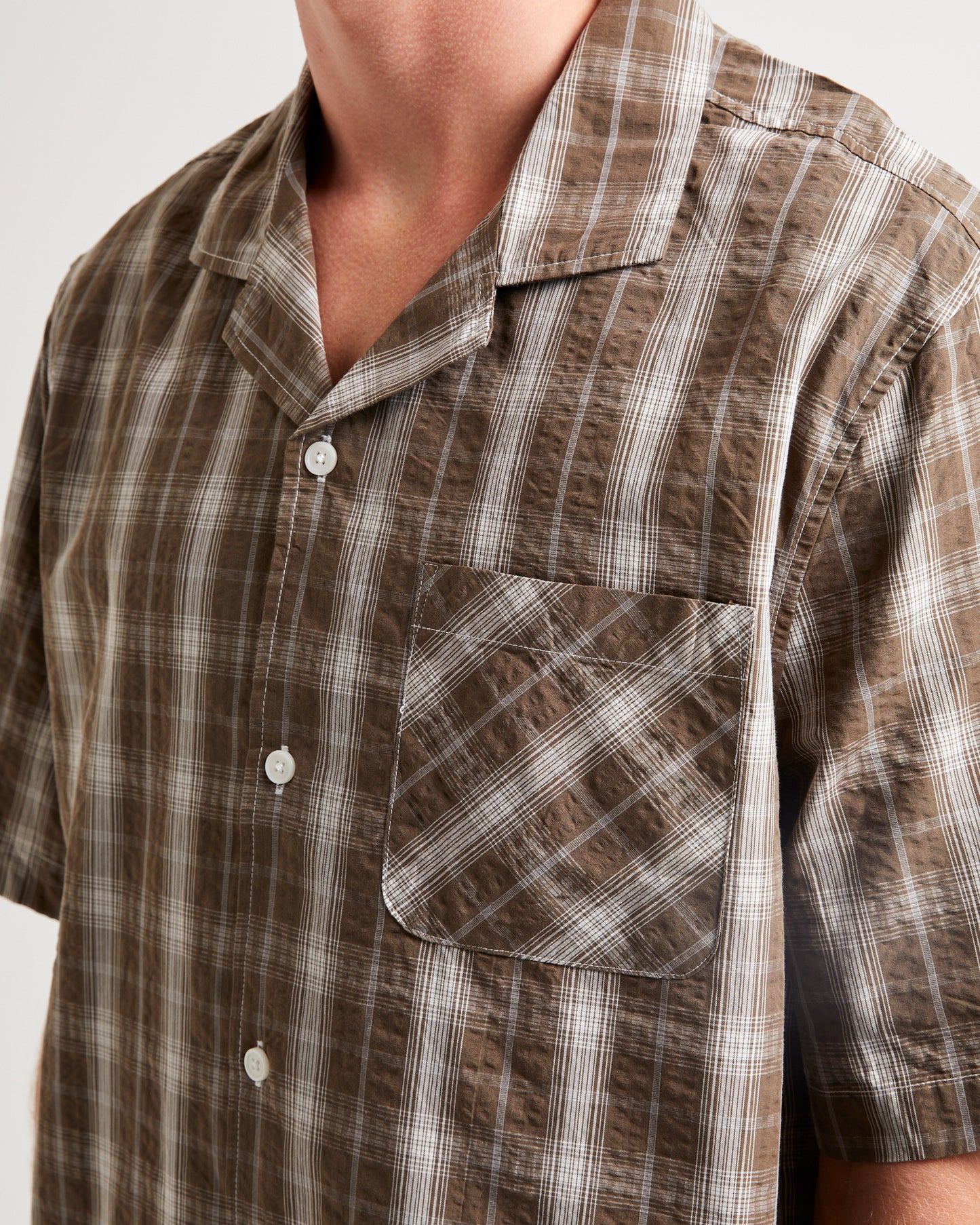 Homage Cropped Resort Shirt