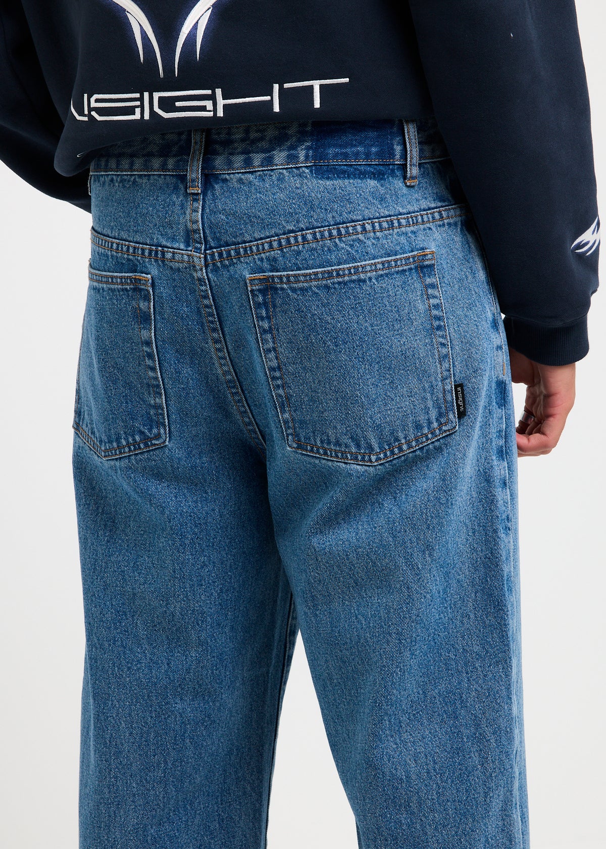Knocker Wide Leg Denim Jeans 90'S BLUE