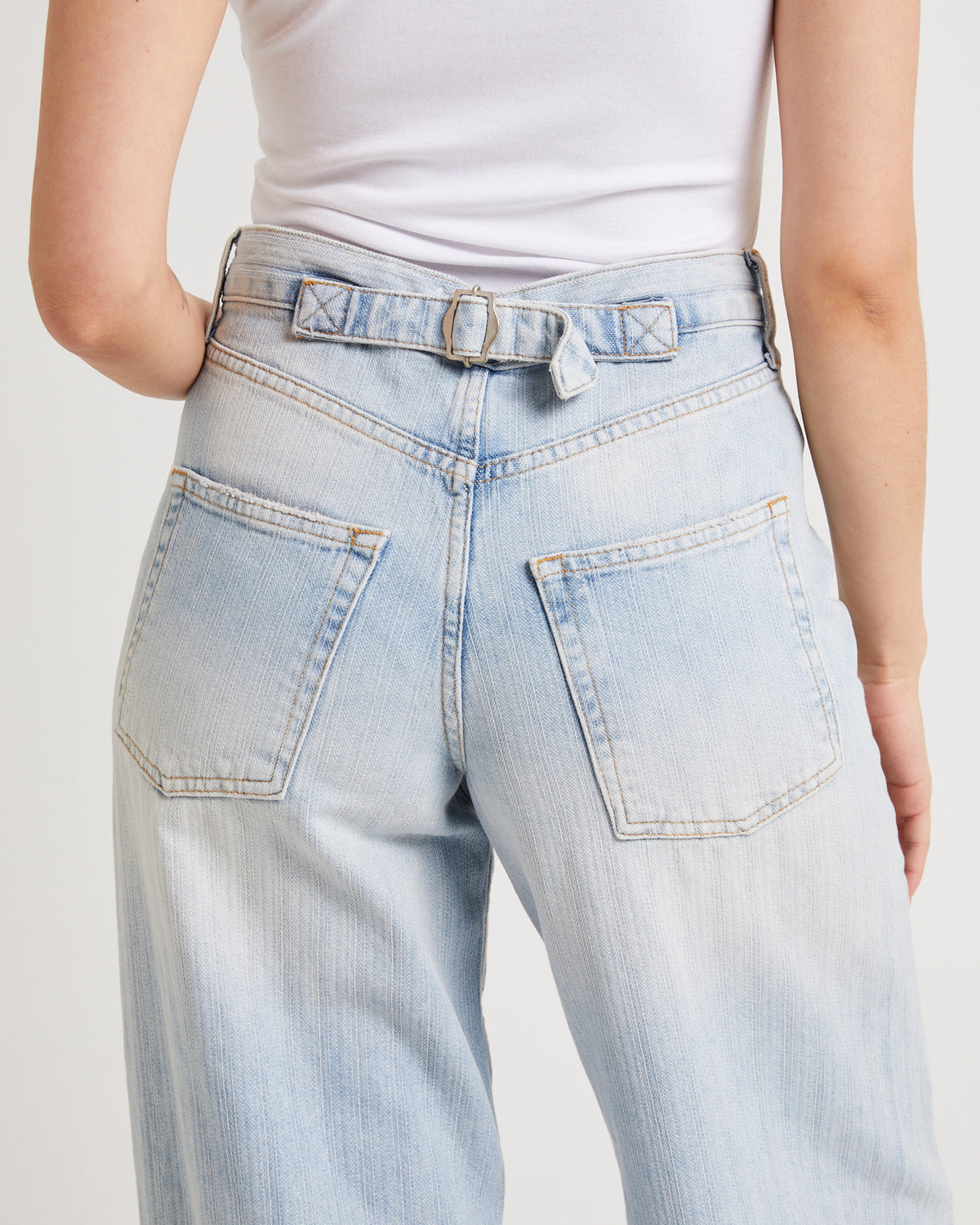 Jaquard Stripe Logan Jeans MID VINTAGE
