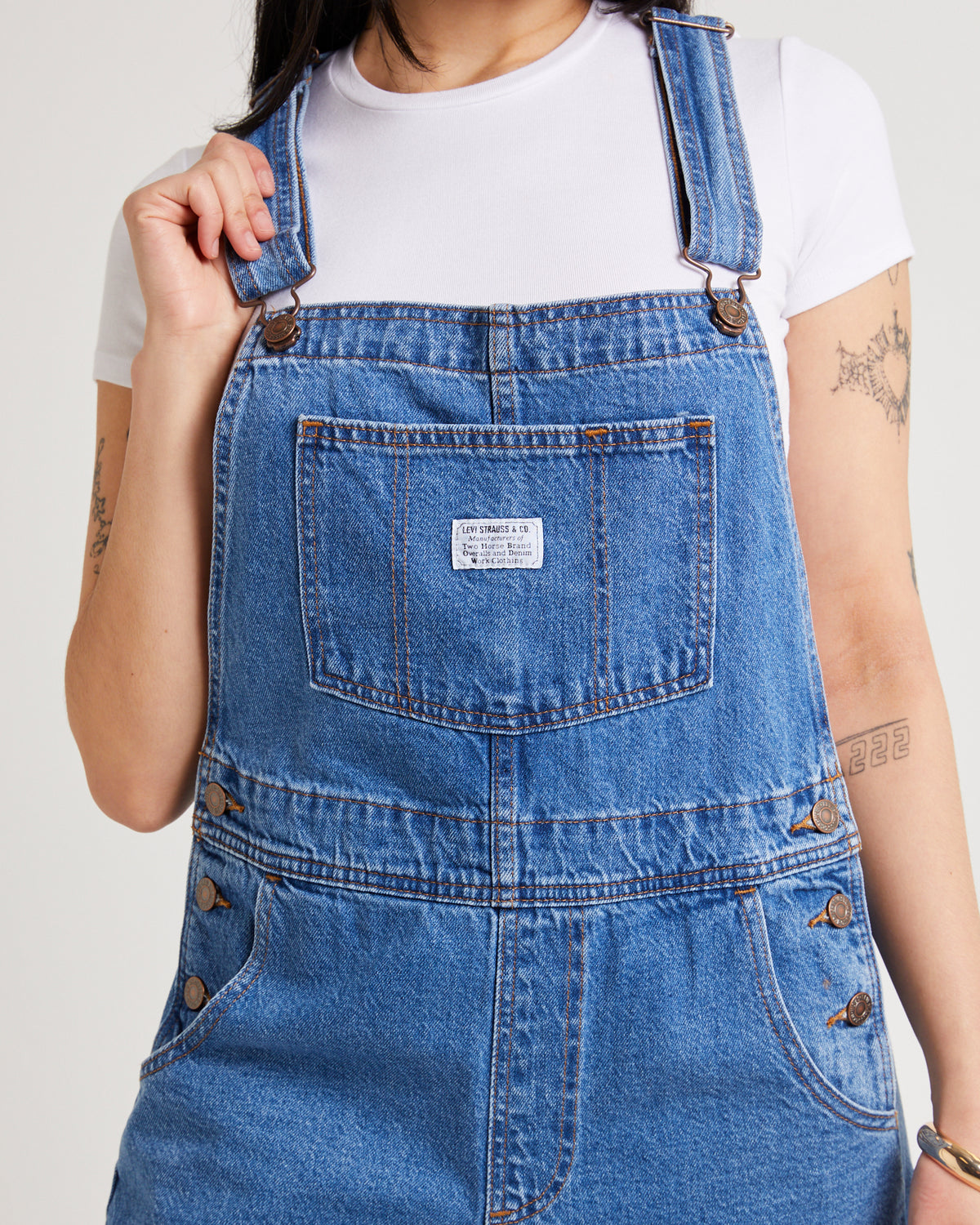 Vintage Denim Shortall FOOLISH LOVE