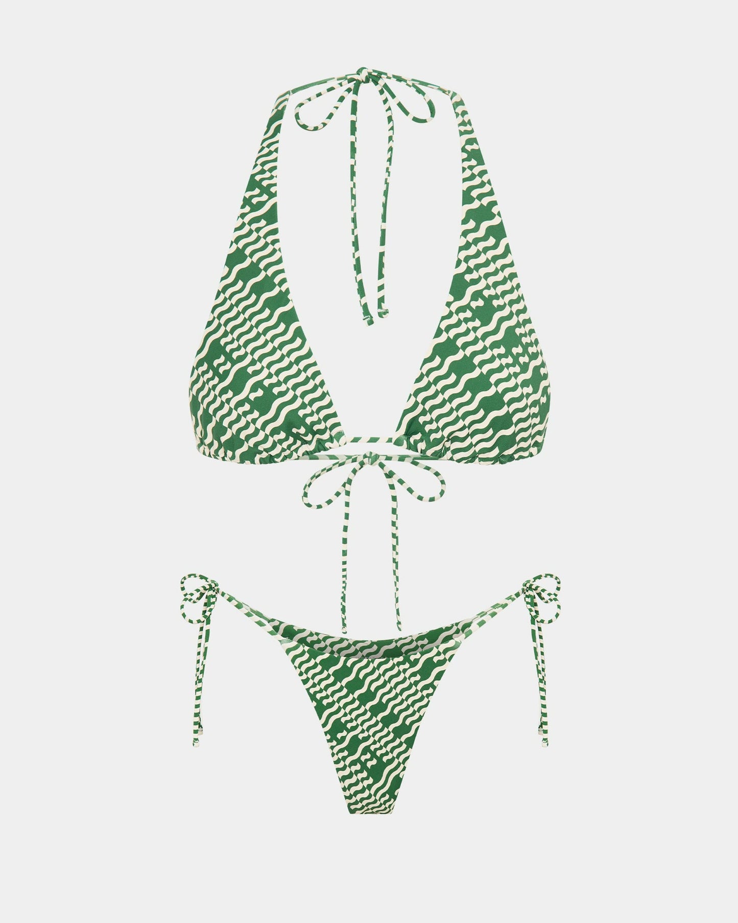 Hali Skinny Strap Bikini Set