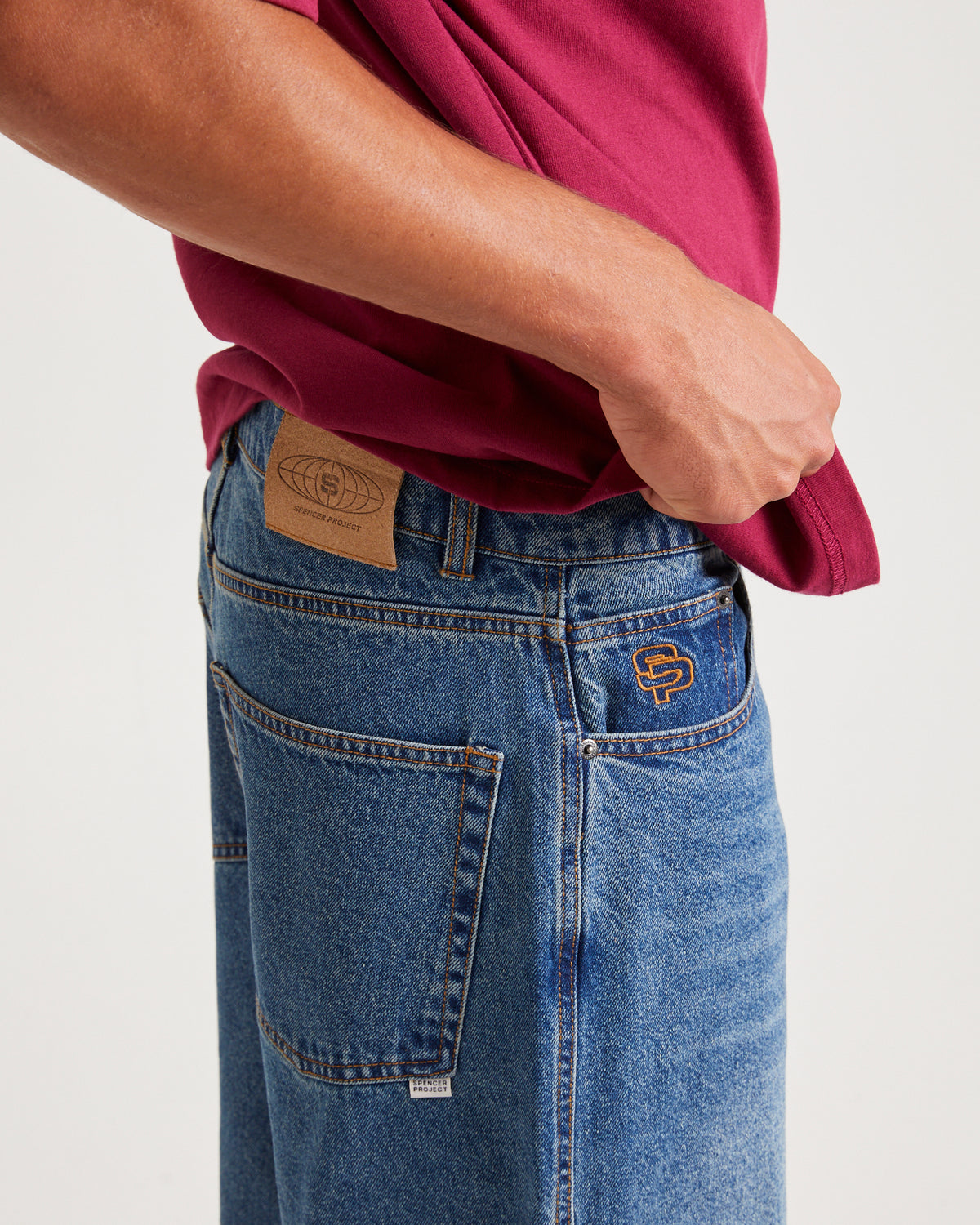 Wide Boy Denim Jorts MID BLUE