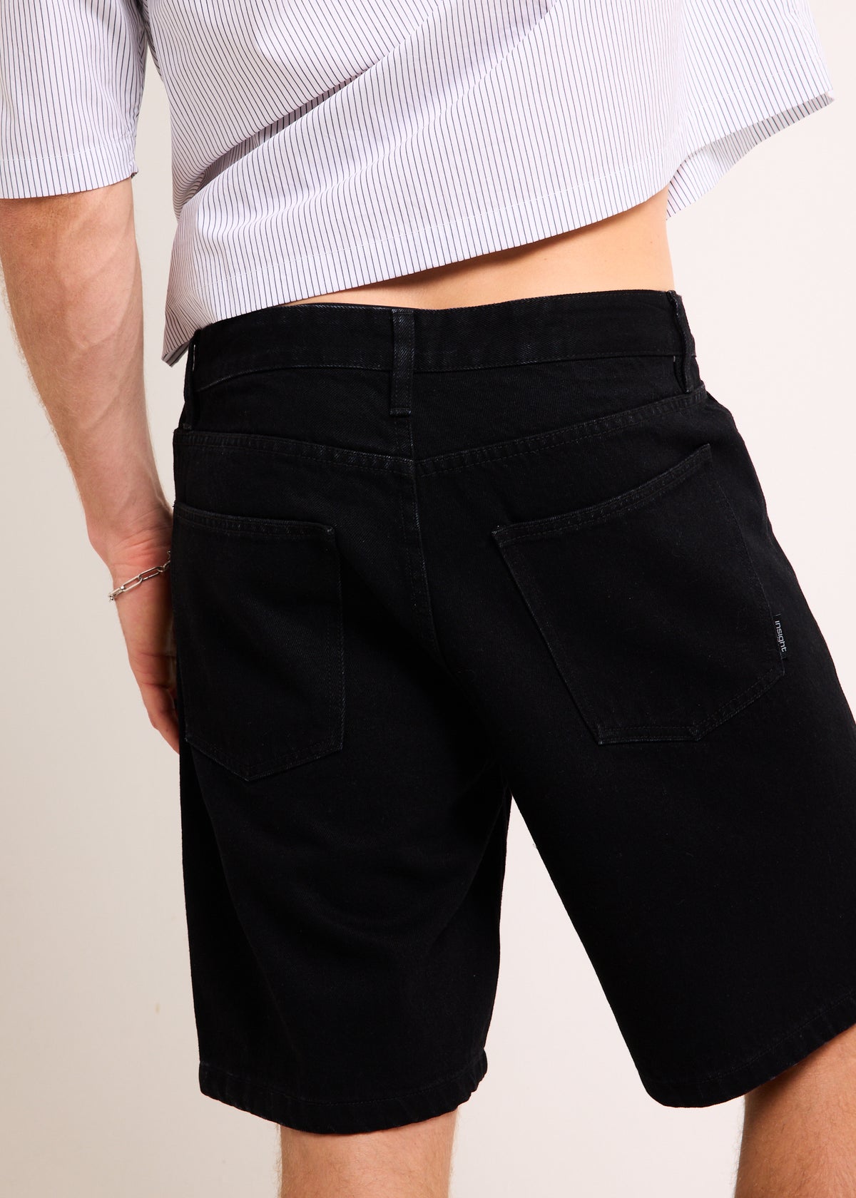 Knocker Vintage Denim Shorts AFTERS BLACK
