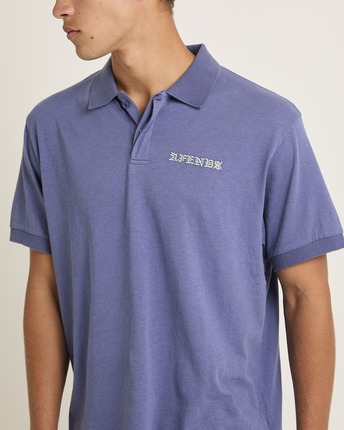 Byron Trip Short Sleeve Polo Shirt Marlin