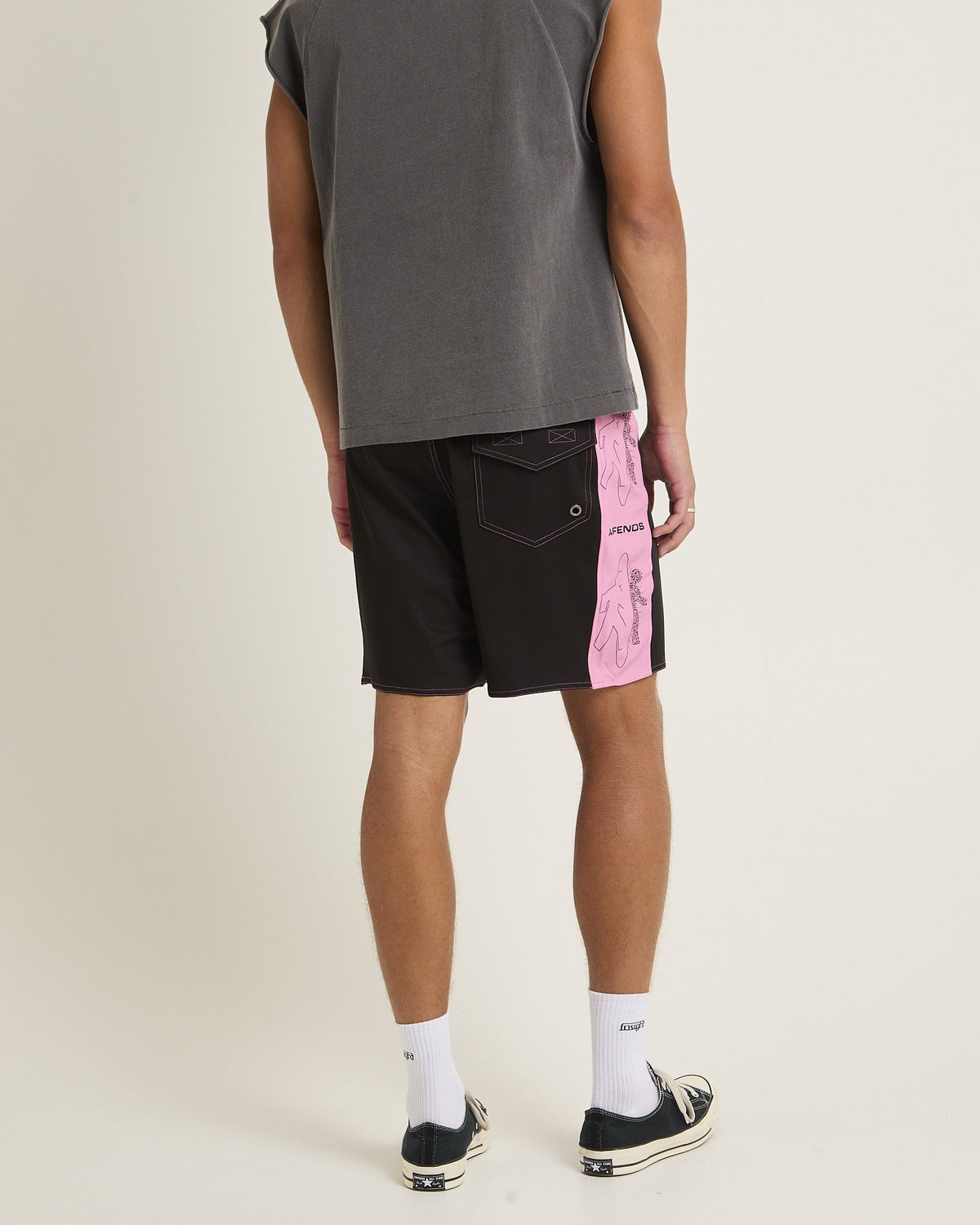 Altered Surf Related Boardshorts 18" Black