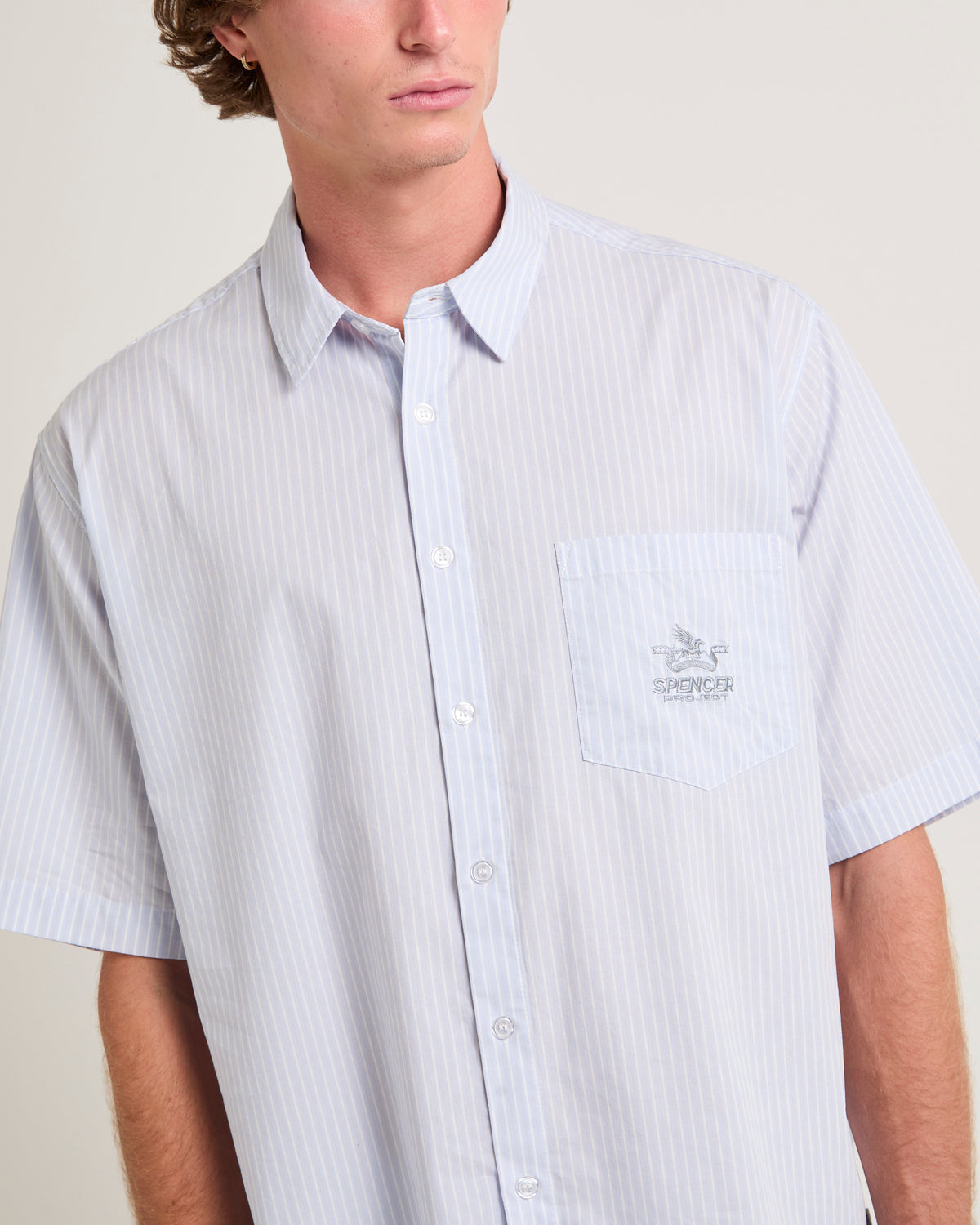 Skate Holiday Short Sleeve Shirt BLUE