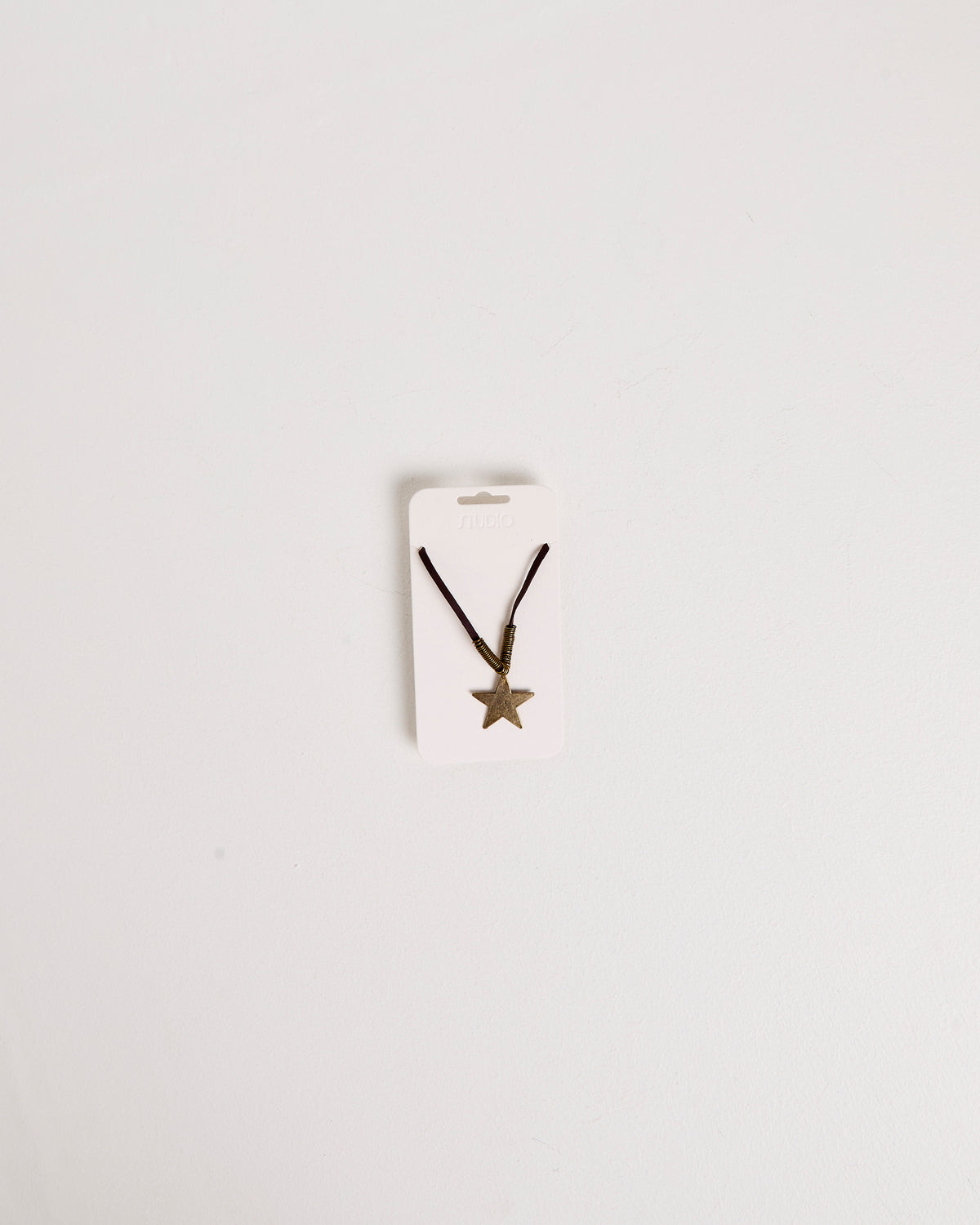 Texas Western Star Necklace BRUSHED GOLD