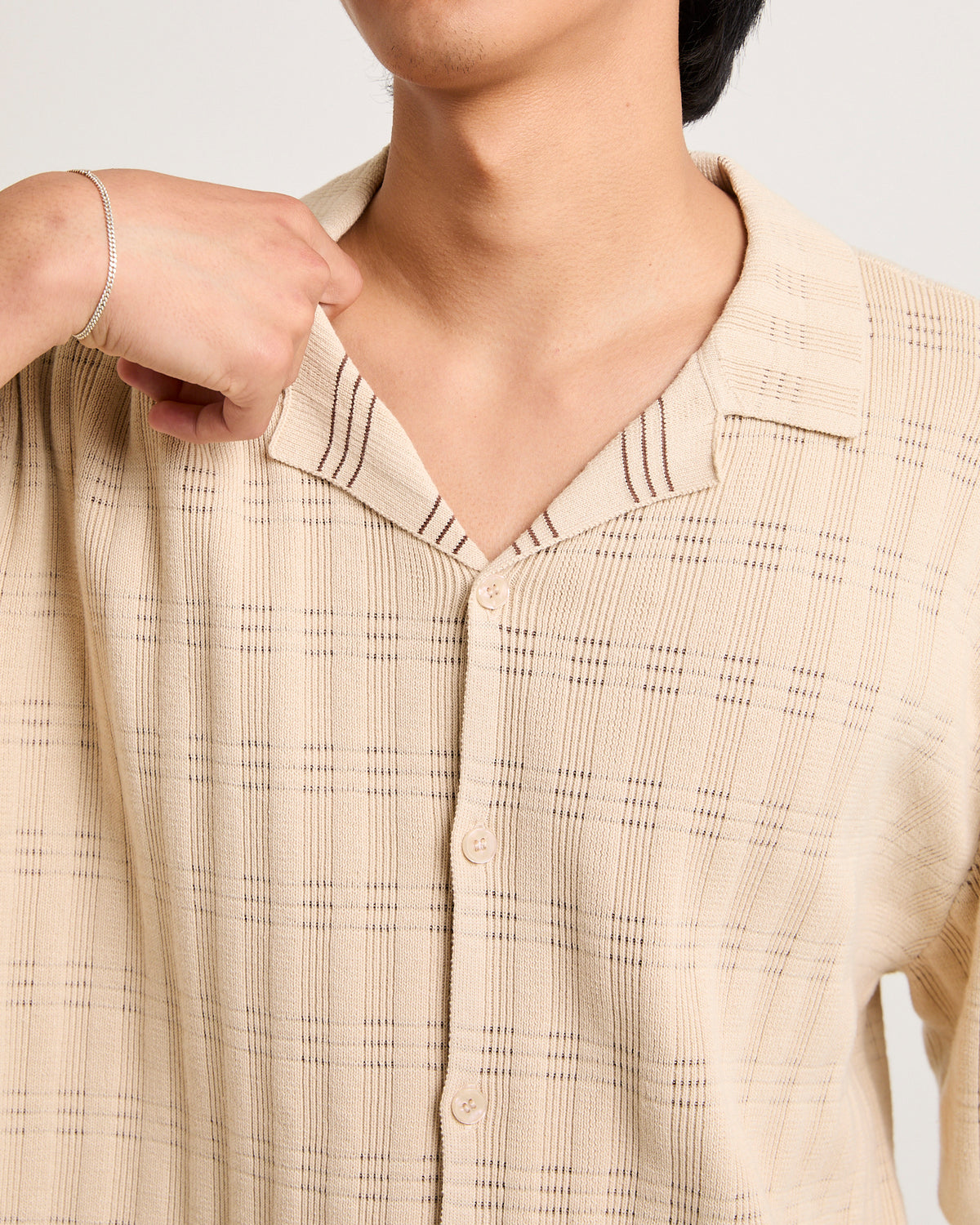 Hayes Knit Short Sleeve Resort Shirt OAT
