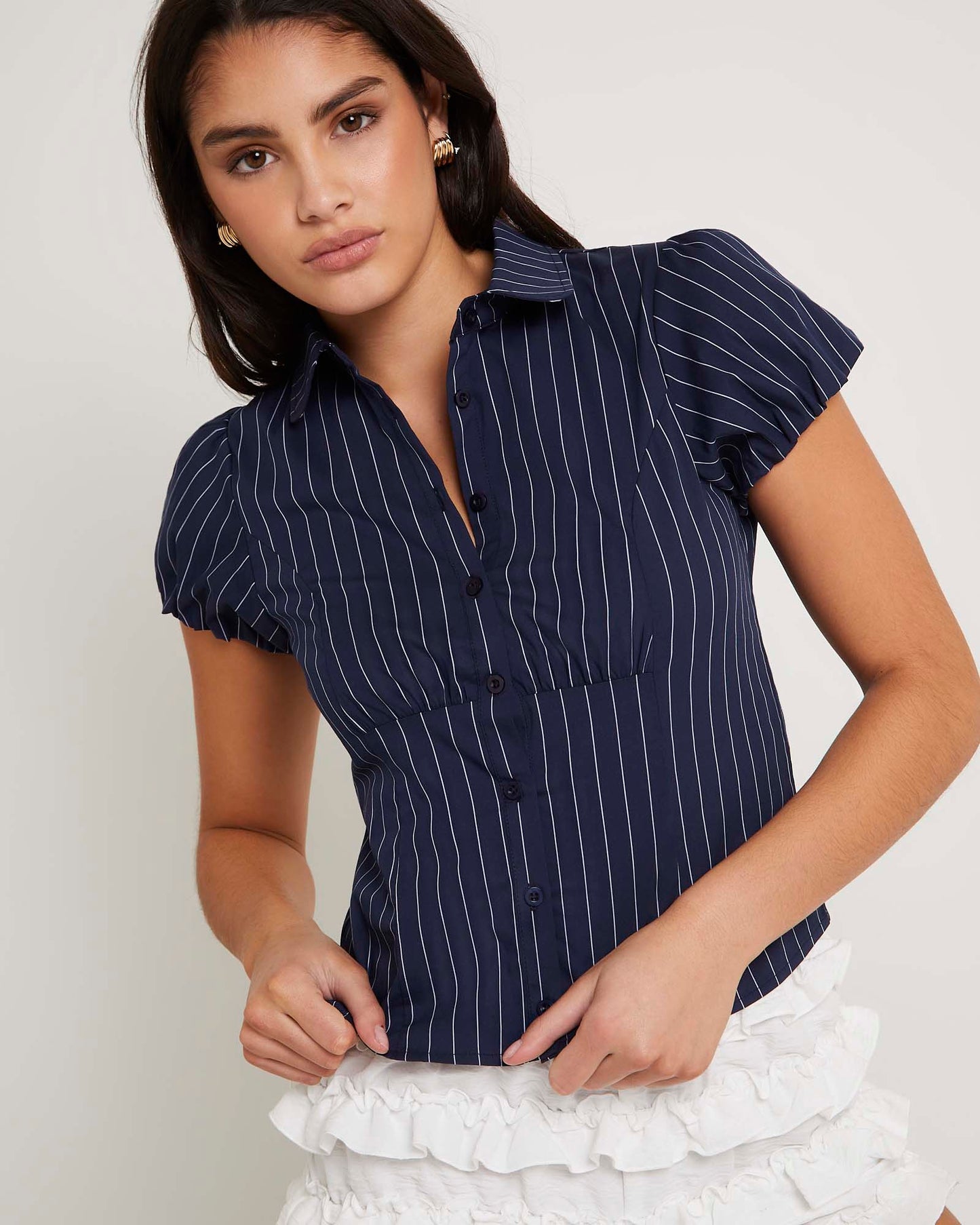 Monica Button Down Top