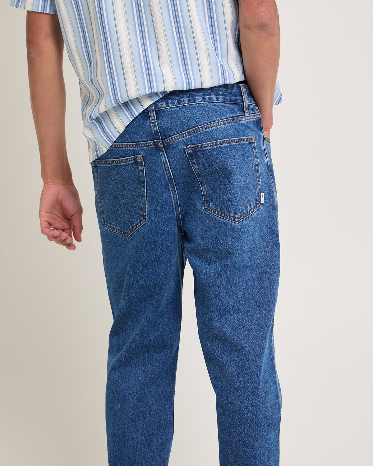 Reunion Straight Leg Denim Jeans CAPRI INDIGO