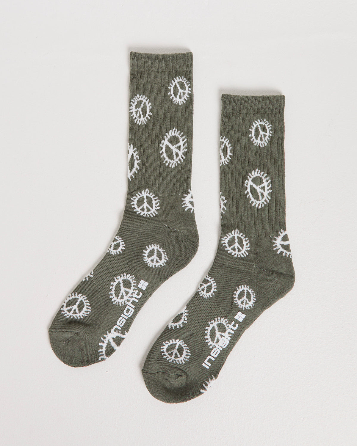 Distort Socks 3 Pack ECRU/GREEN
