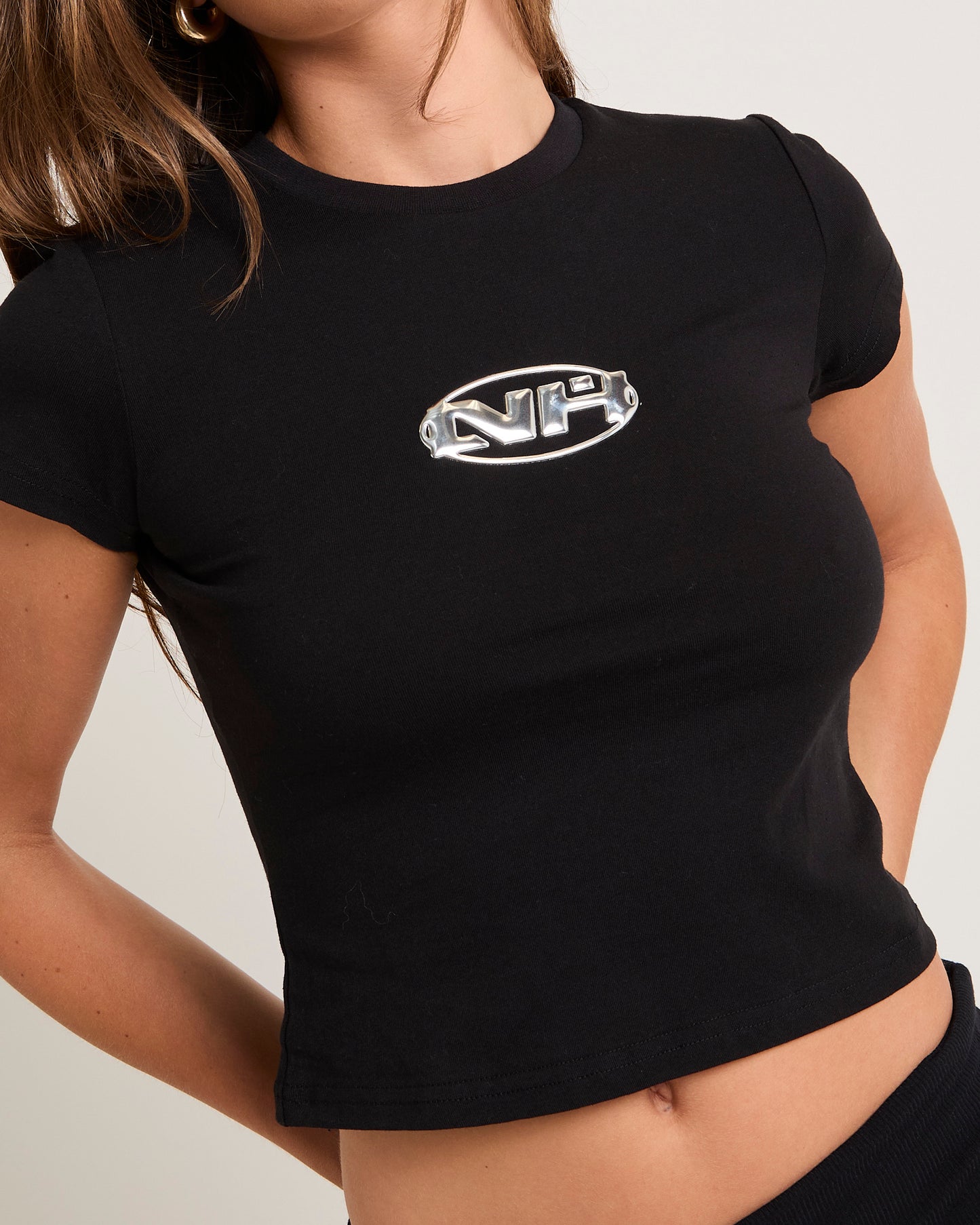 Chrome Cursive T-Shirt Black
