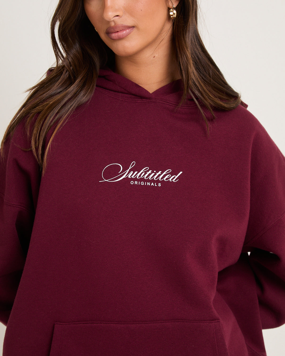 Originals Oversized Hoodie MERLOT