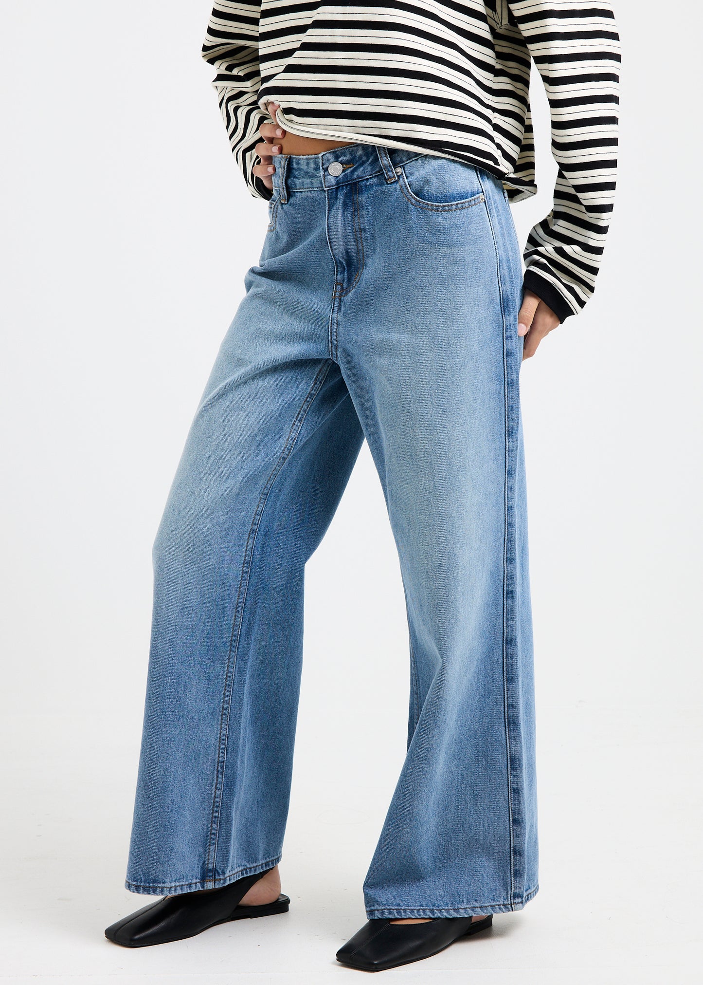 Wren Wide Denim Jeans Petite