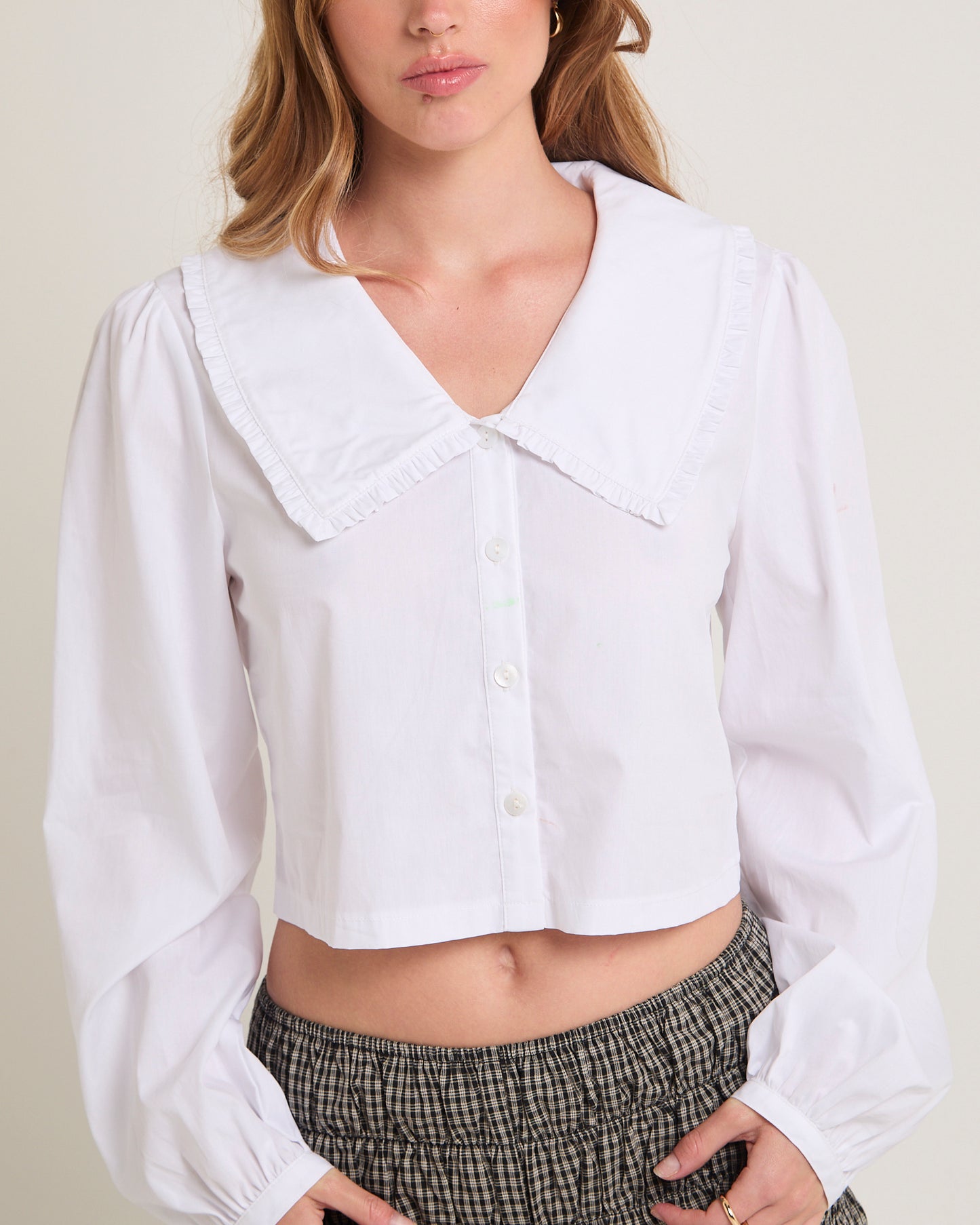 Penny Collar Crisp Shirt