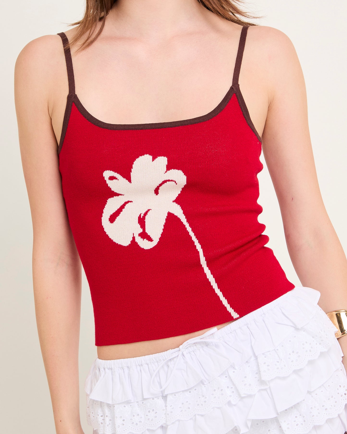 Ula Floral Knit Singlet