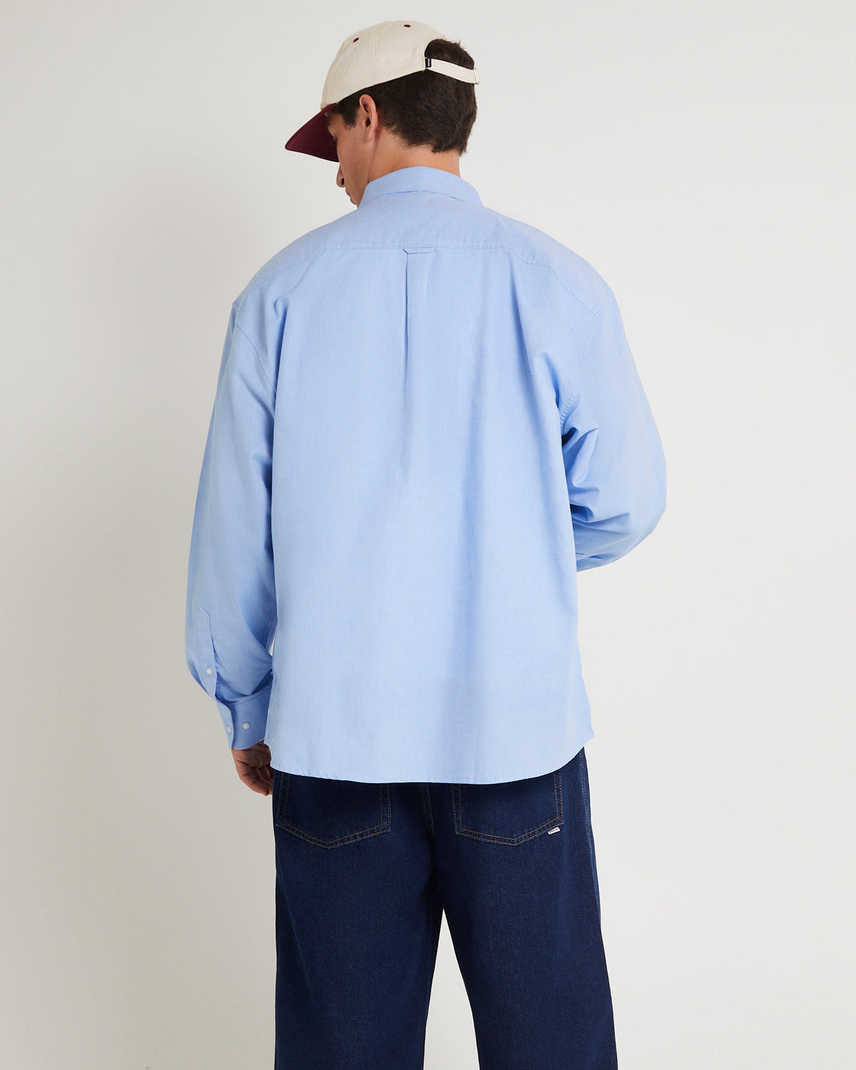Spinnaker Chartley Oxford Long Sleeve Shirt LIGHT BLUE