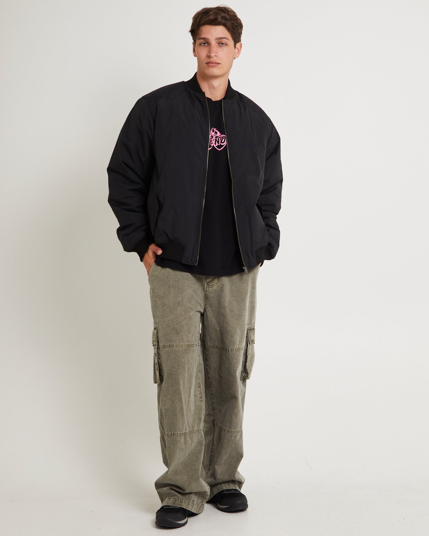 No More Bombs Bomber Jacket