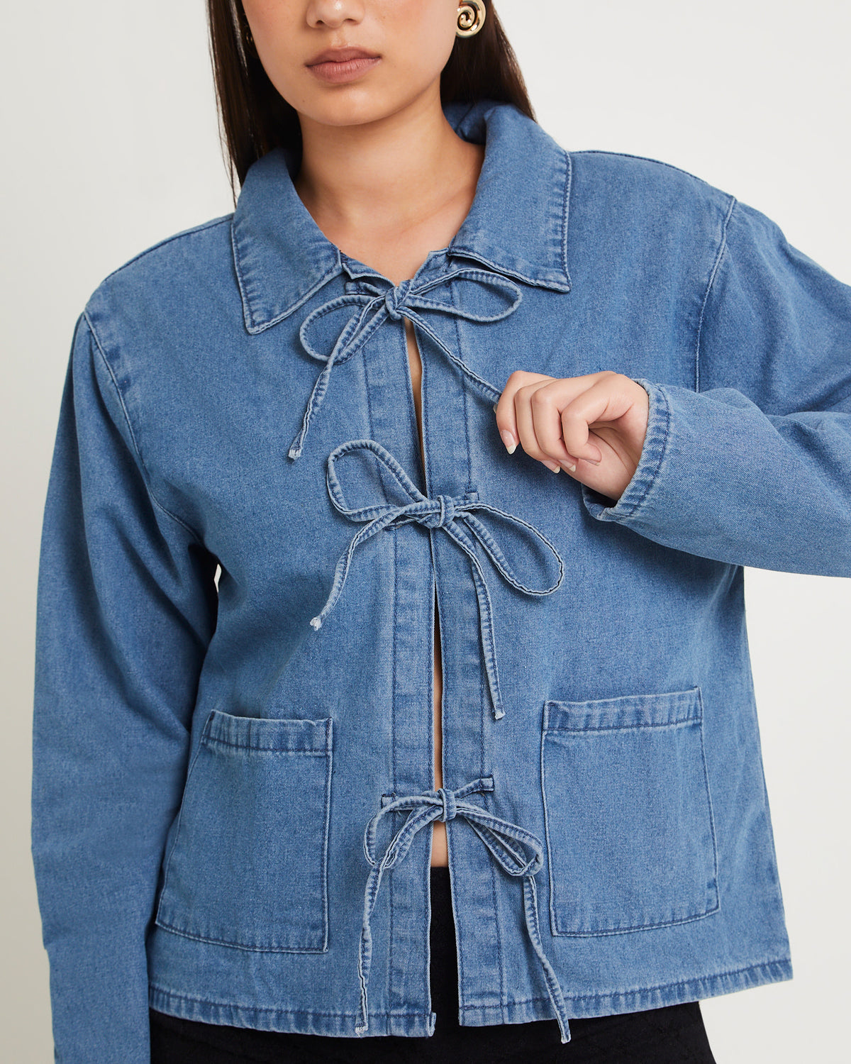 Bow Bow Denim Chore Jacket MID WASH