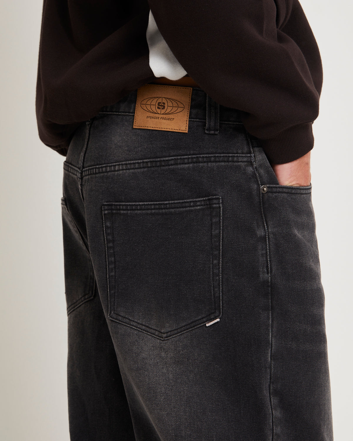 Wide Boy Denim Jeans BLACK TOBACCO