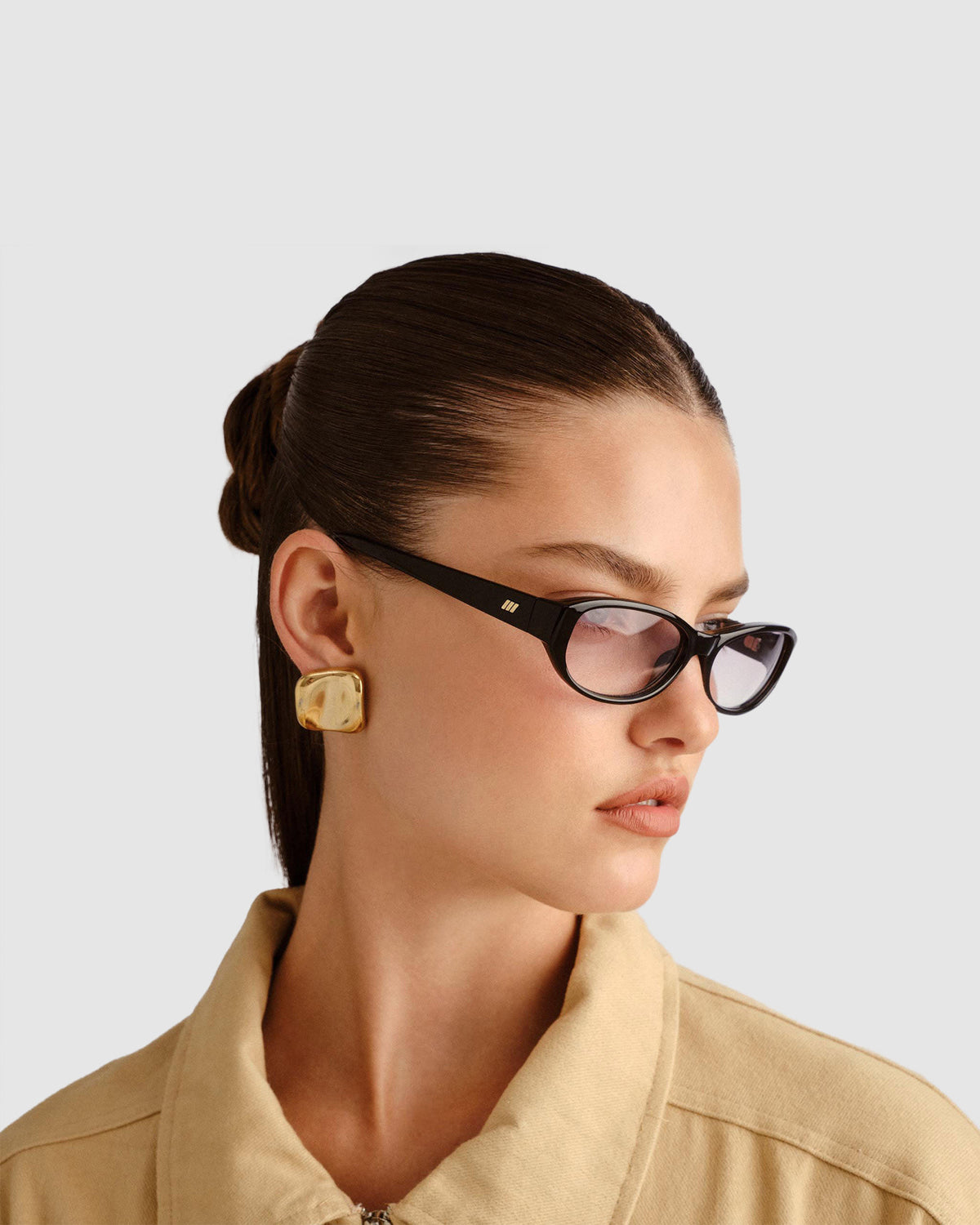 Don't Cha Sunglasses BLACK SMOKE GRAD