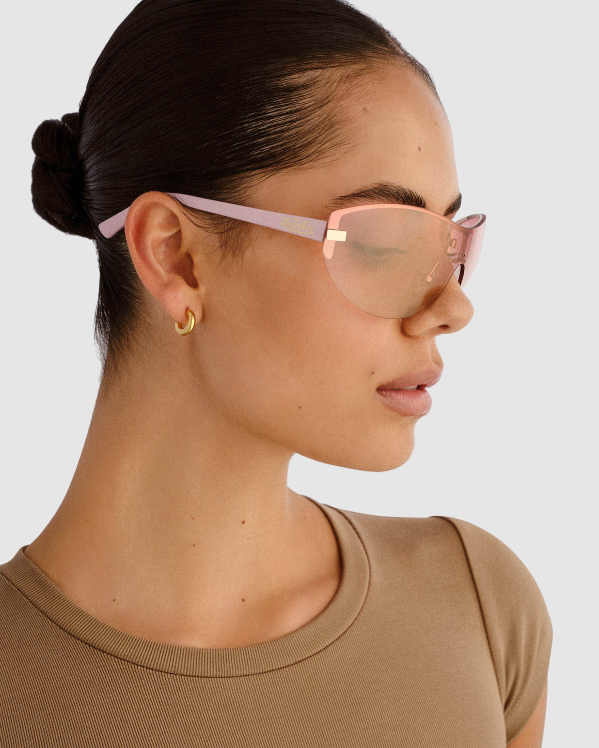 Bombshell Sunglasses GOLD PINK CRUSH