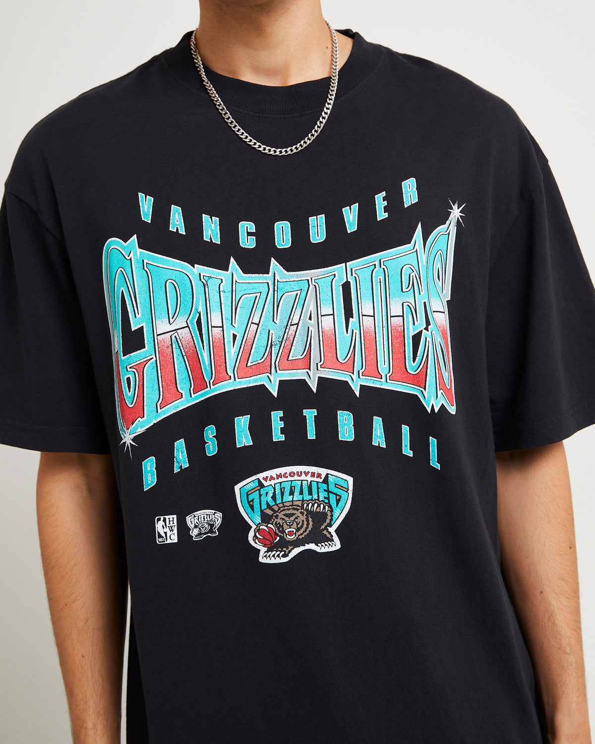 Vancouver Grizzlies Glow Up T-Shirt FADED BLACK