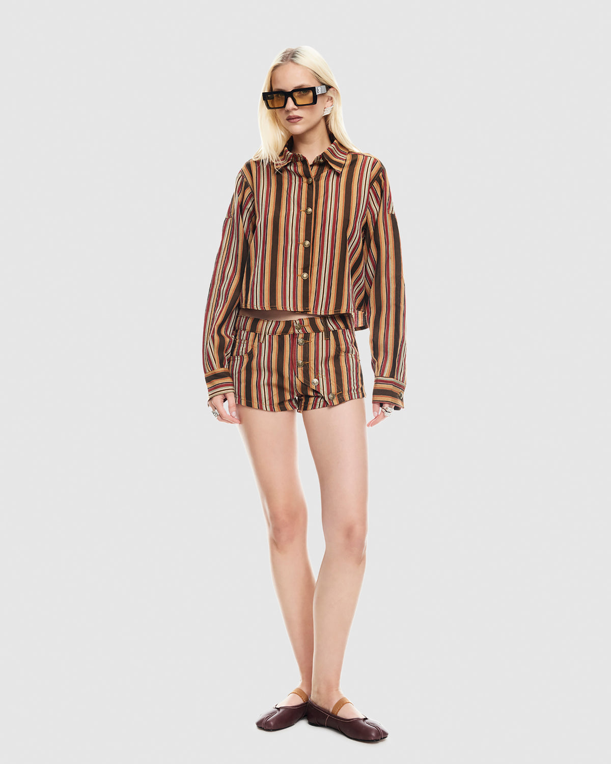 Sundrenched Long Sleeve Shirt VINTAGE STRIPE