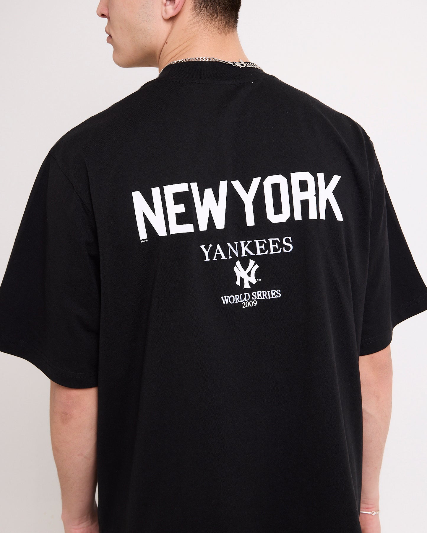 New York Yankees Script Boxy T-Shirt