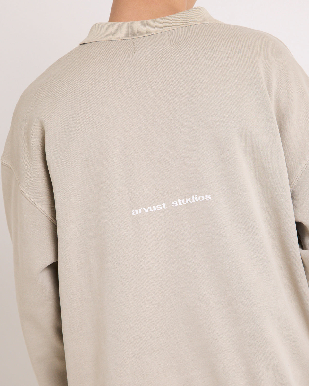 Varsity Fleece Polo BEIGE