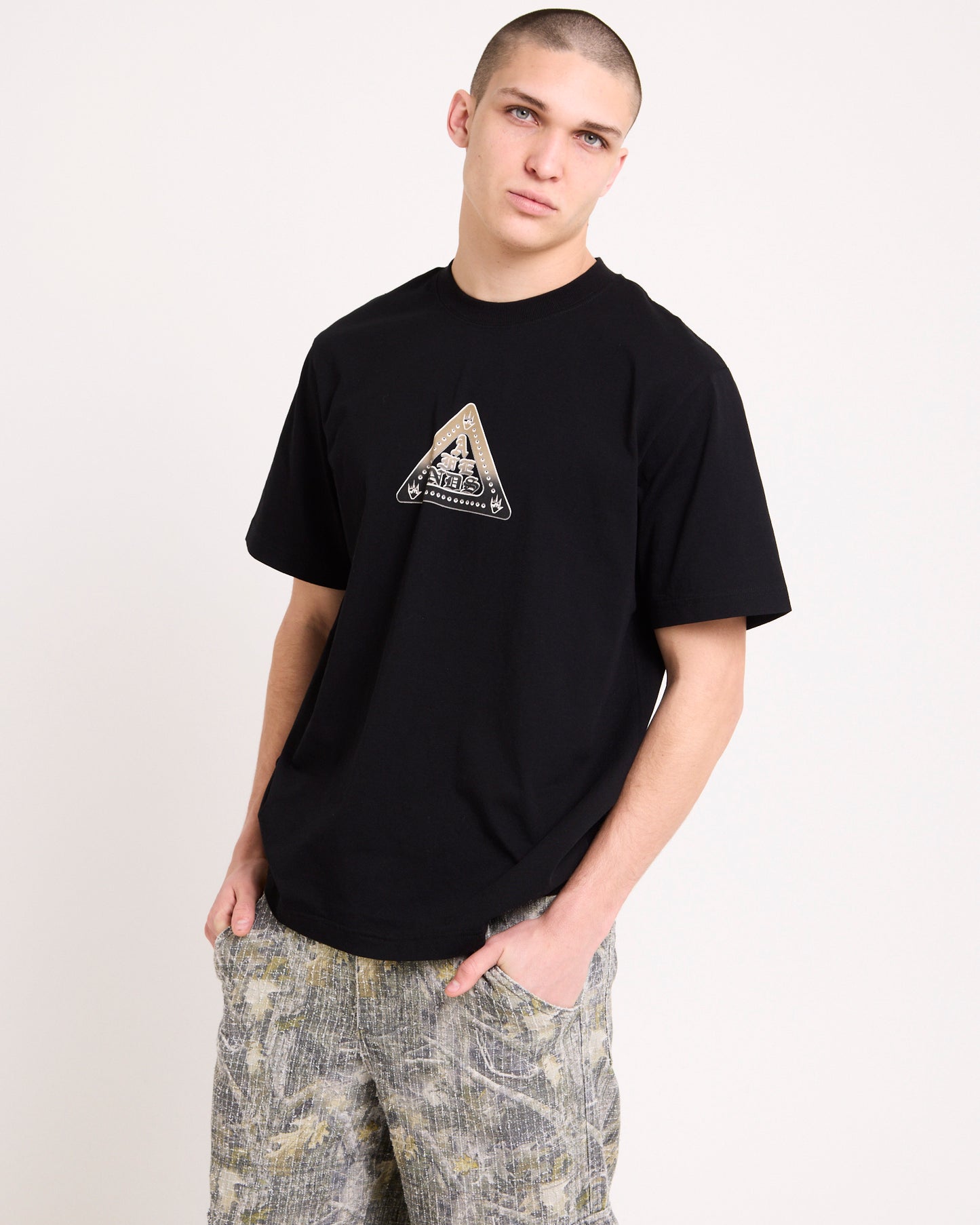 Embossed Retro T-Shirt