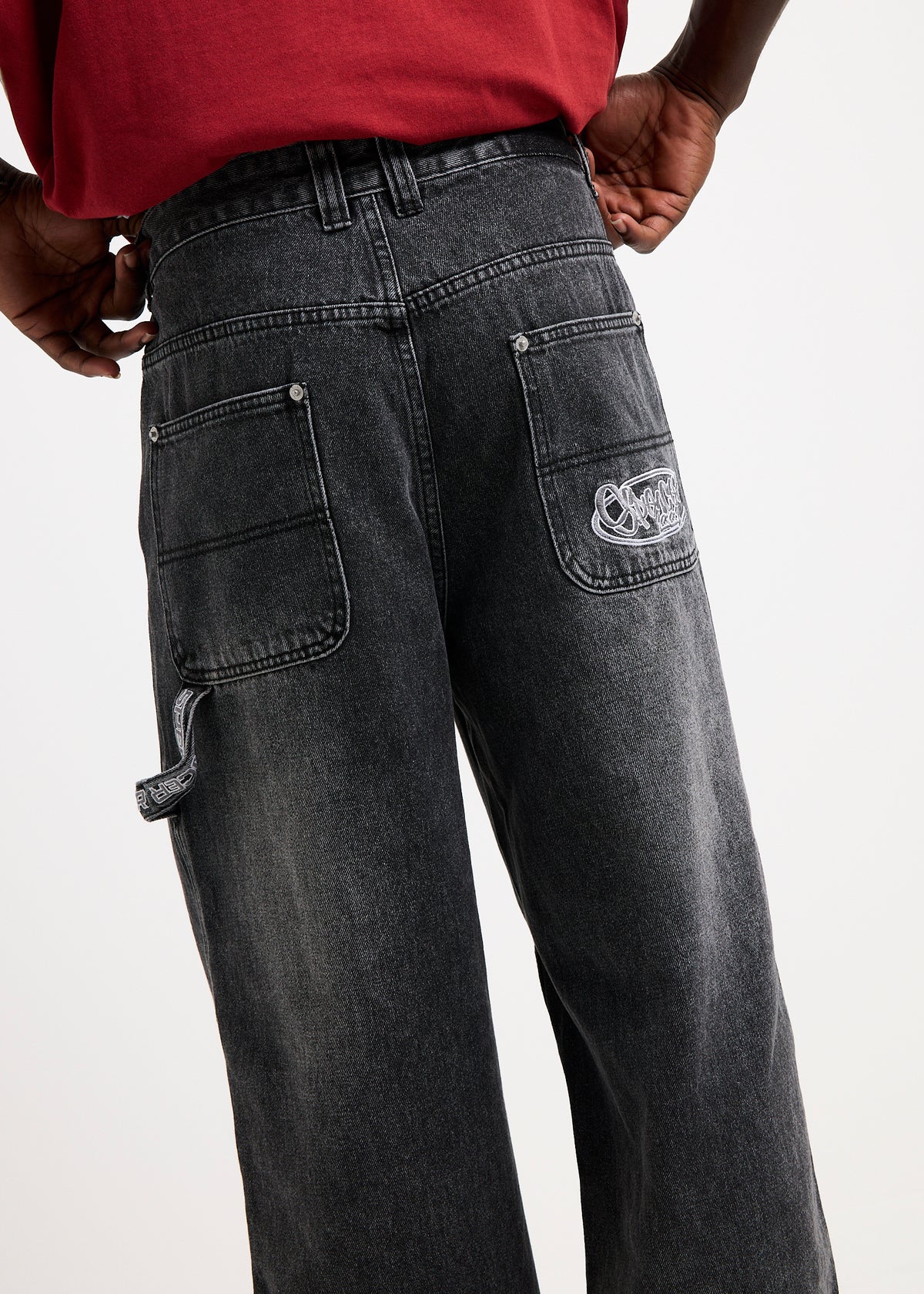 South Vintage Denim Jeans BLACK