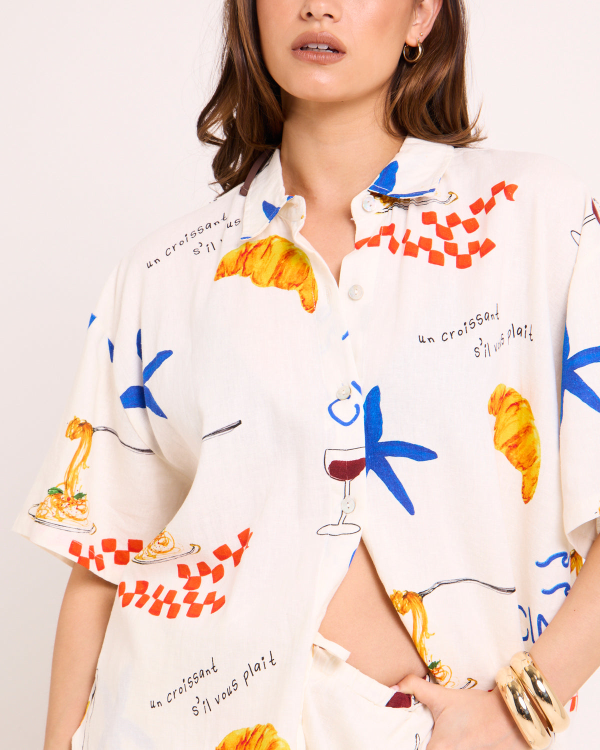 Escape Printed Short Sleeve Shirt PRINT