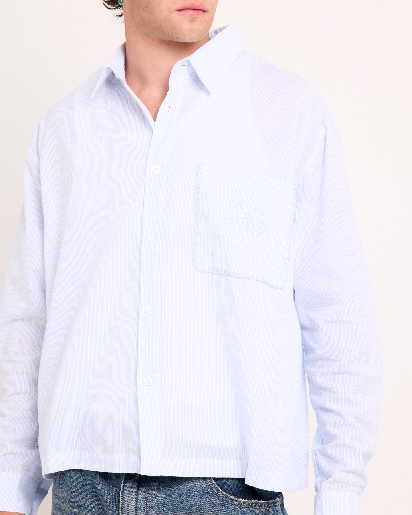 Cassa Long Sleeve Cropped Shirt