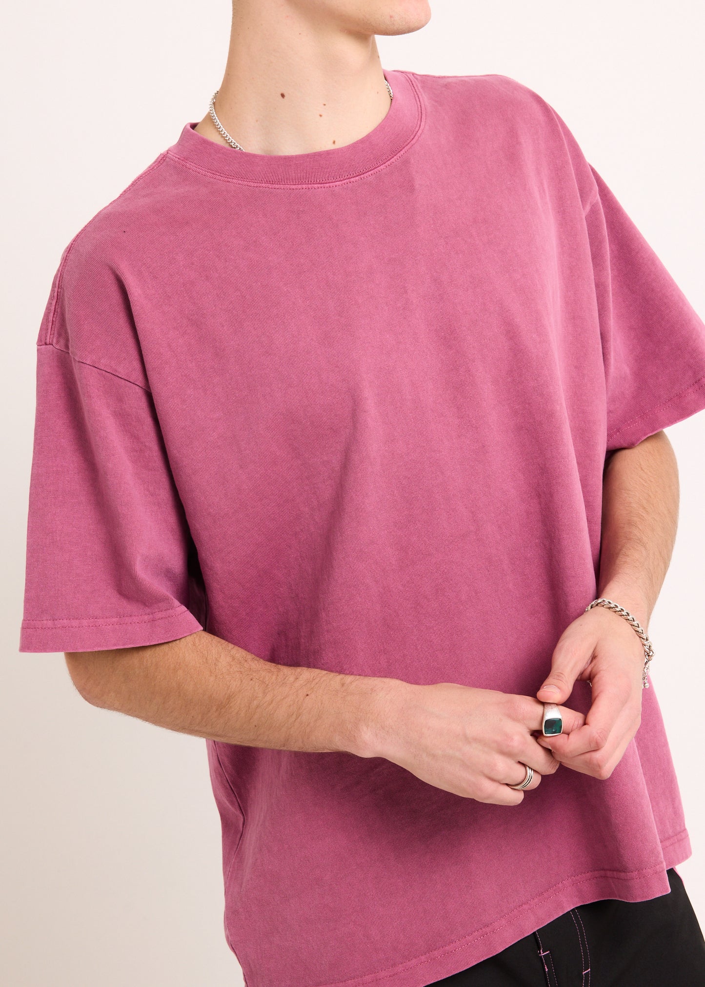 Heavy Crop Washed T-Shirt