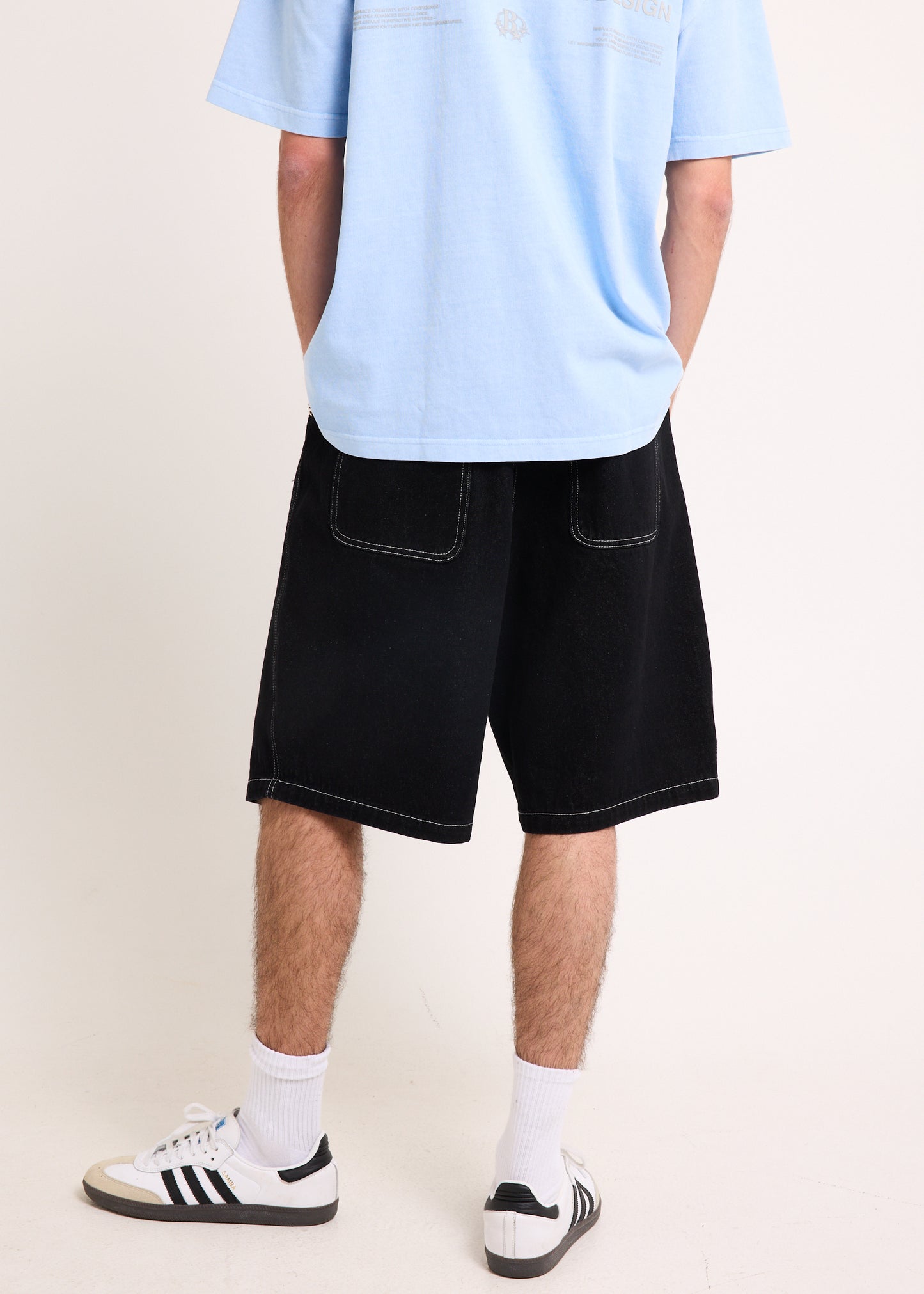 Ando Balloon Shorts RAW BLACK