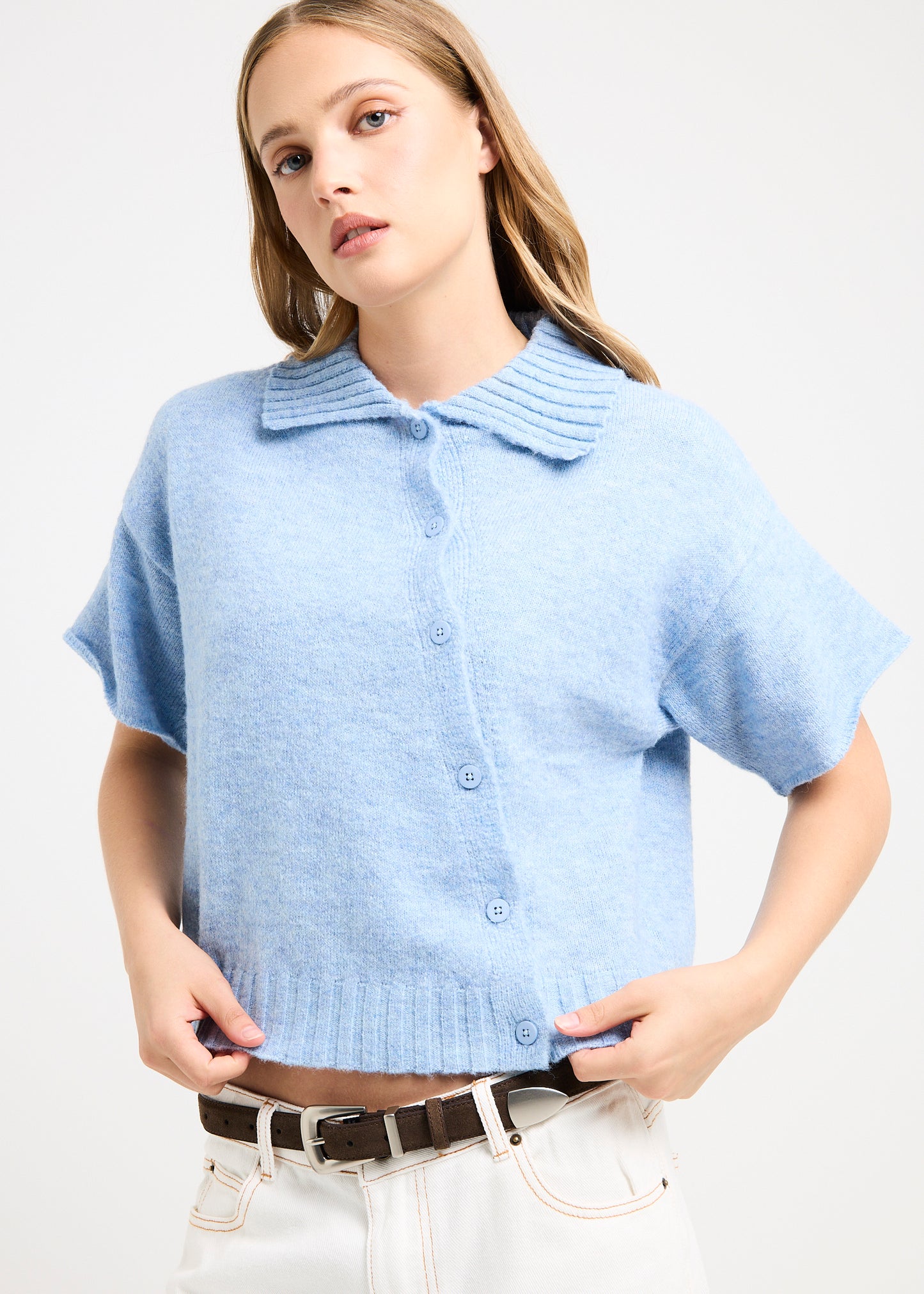 Sofia Asymm Knit Cardi