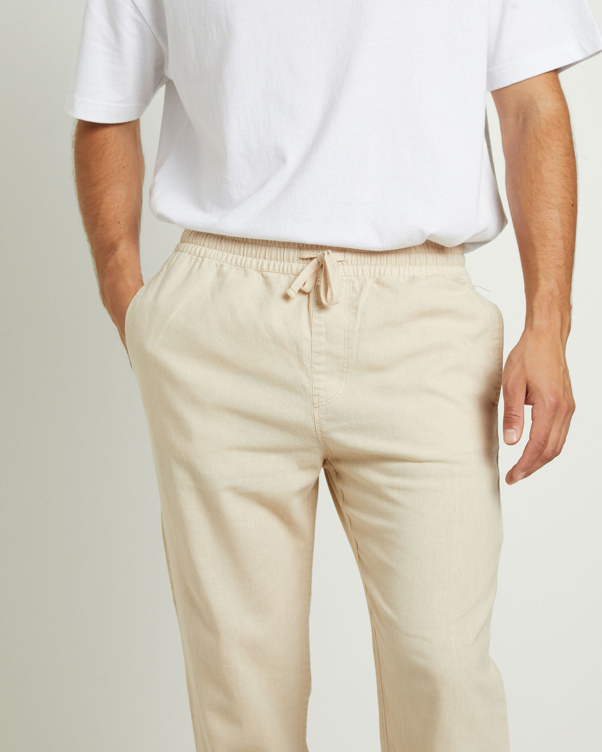Brody Linen Pants Natural NATURAL