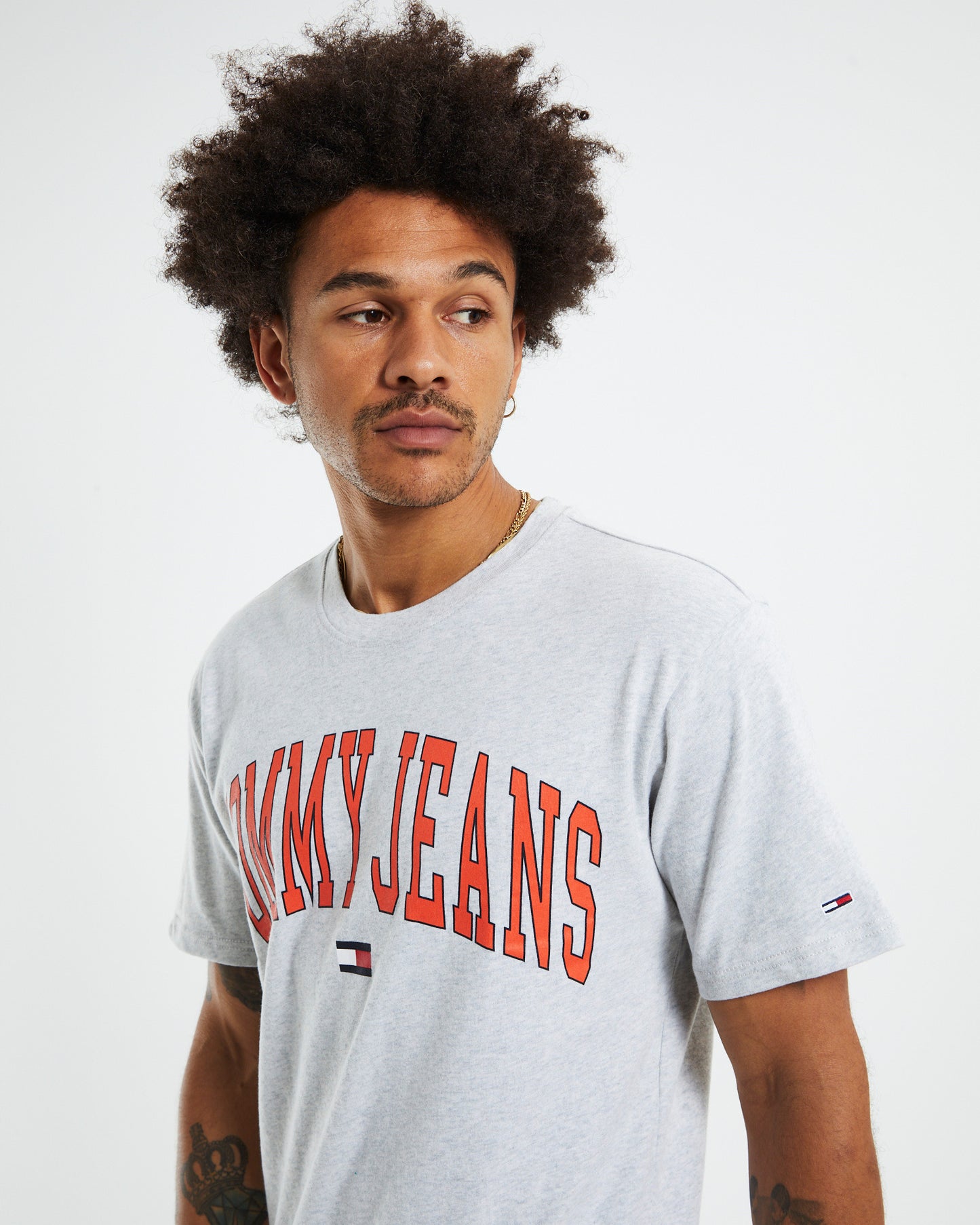 TJM Classic Collegiate T-Shirt Silver Grey