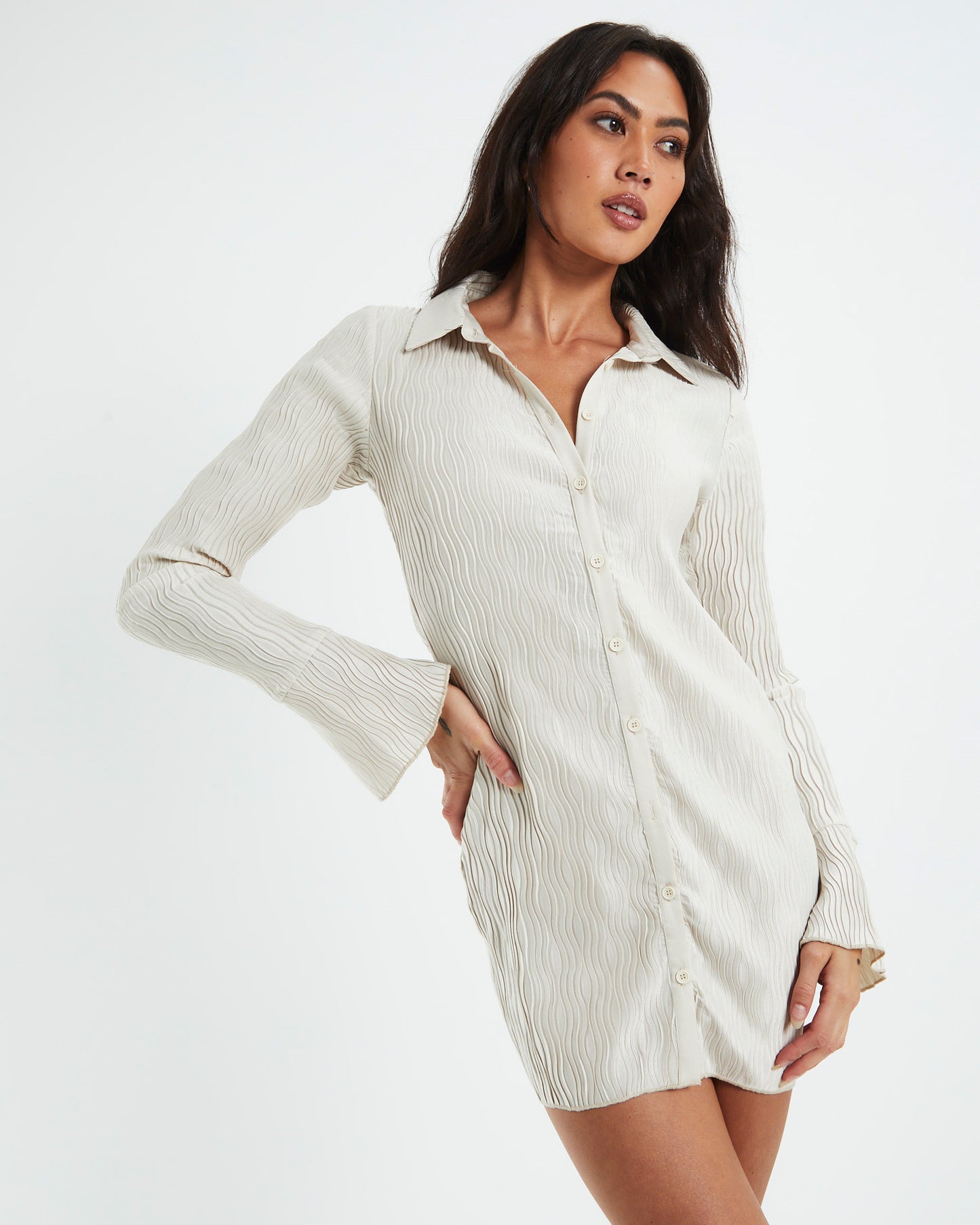 Nitara Dress Beige